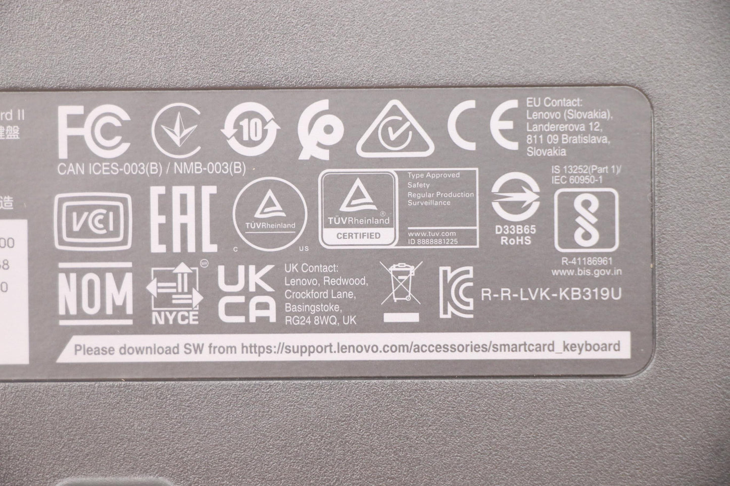Lenovo Dt_Kyb Smc Kbd-Arabic/French - 5D51B69438