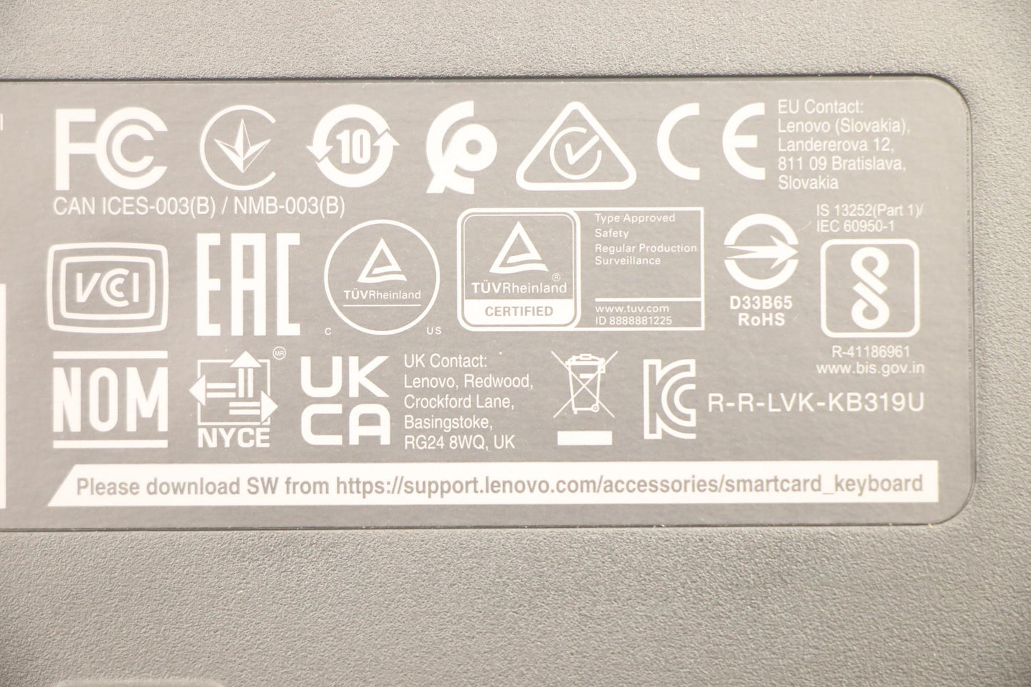 Lenovo Dt_Kyb Smc Kbd-Danish - 5D51B69444