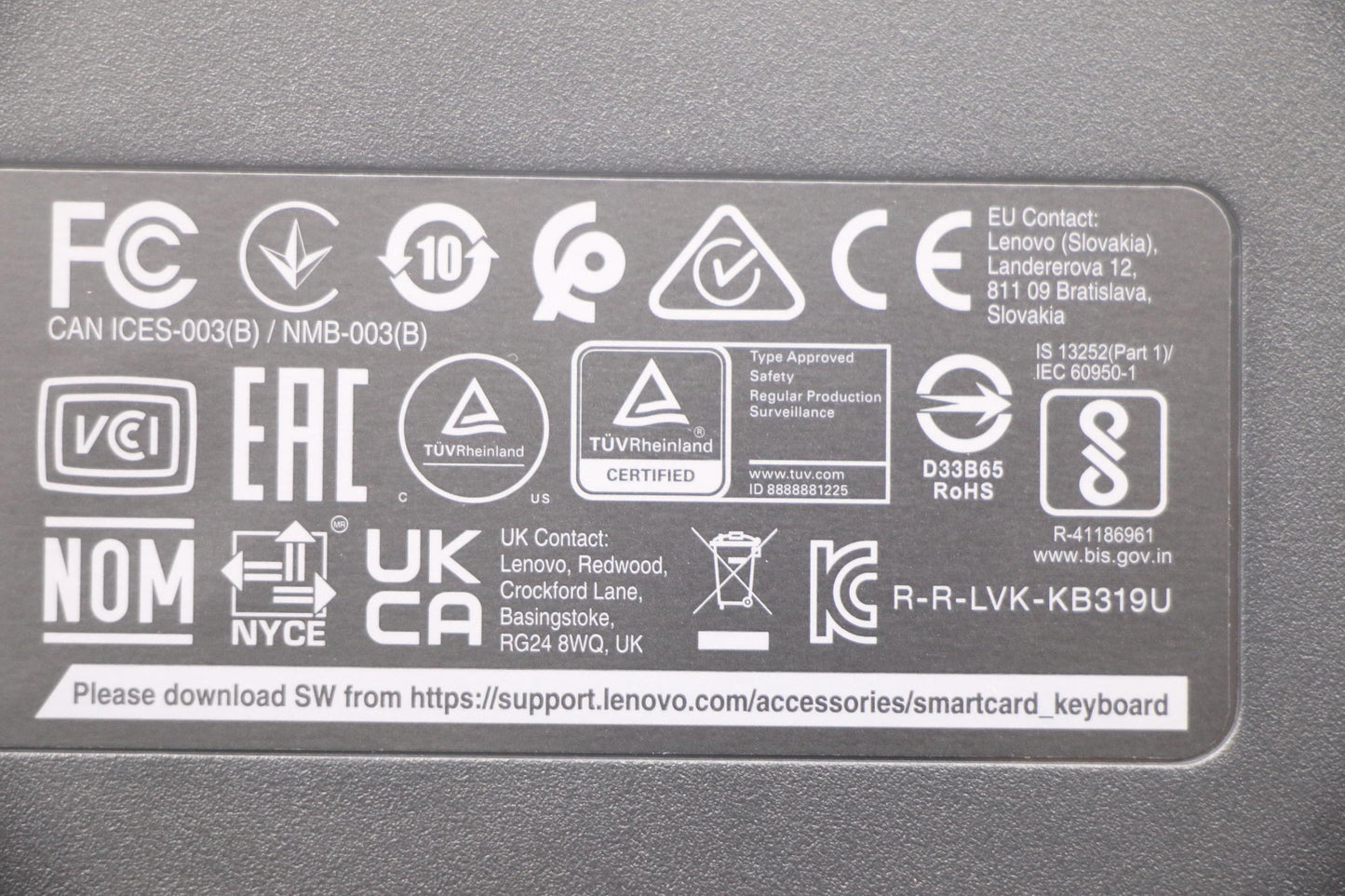 Lenovo Dt_Kyb Smc Kbd-Fren Cana(058) - 5D51B69447