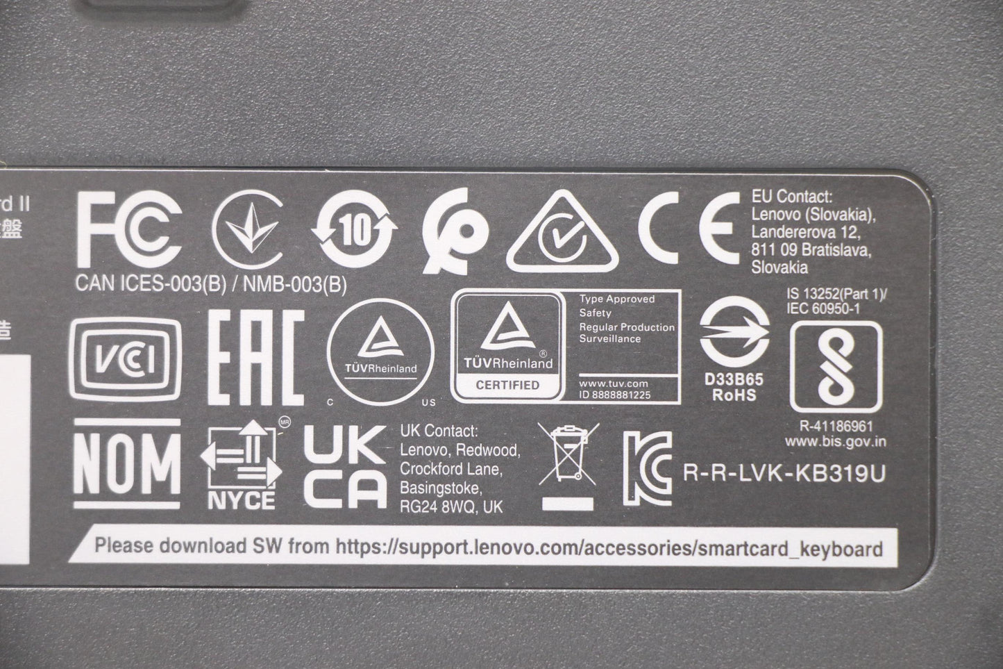 Lenovo Dt_Kyb Smc Kbd-German - 5D51B69448