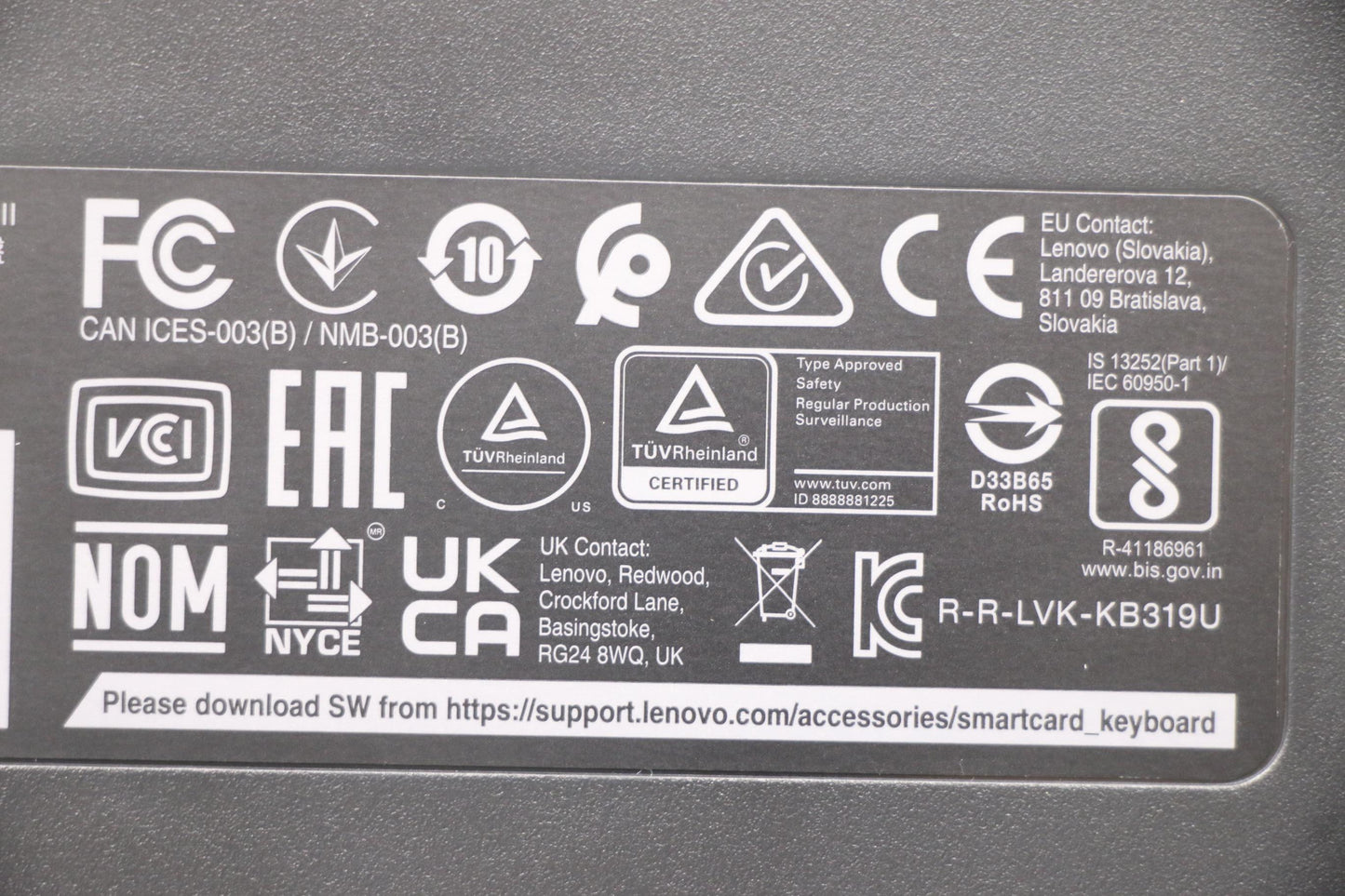 Lenovo Dt_Kyb Smc Kbd-Swi Fren/Ger - 5D51B69458