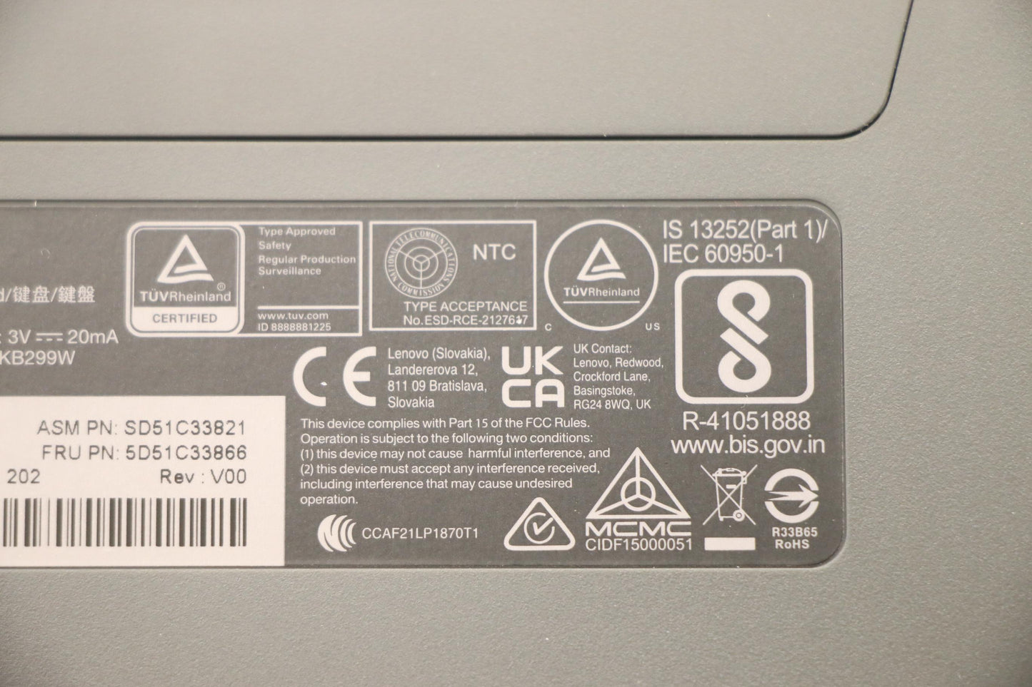 Lenovo Kyb_Mouse Split Kbd-Swed/Finn - 5D51C33866