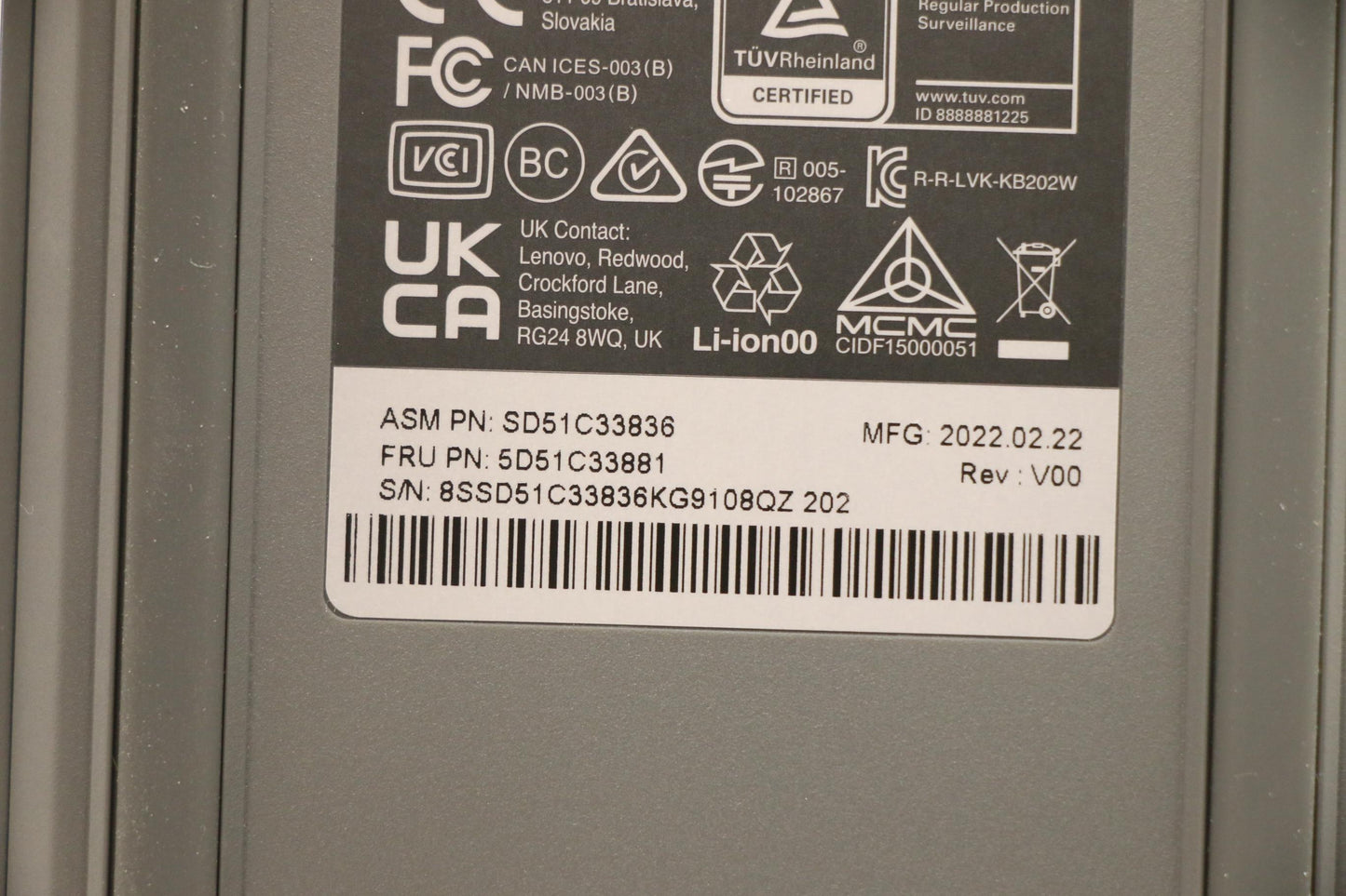 Lenovo Kyb_Mouse Numeric Keypad - 5D51C33881