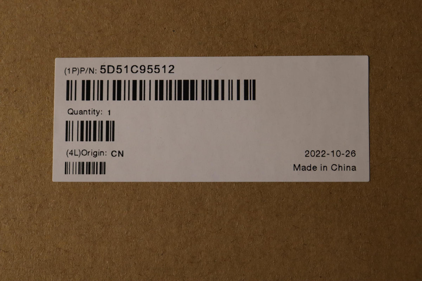 Lenovo Dt_Kyb Smc Kbd-Tra Cn/Us Eng - 5D51C95512