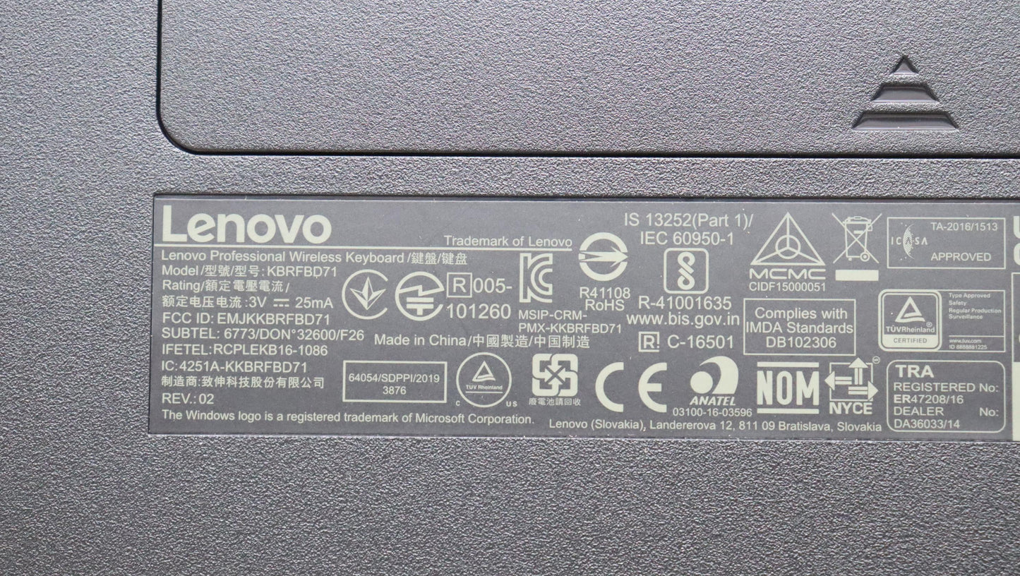 Lenovo Dt_Kyb Professional Kb Cz/Sk - 5D51D64824