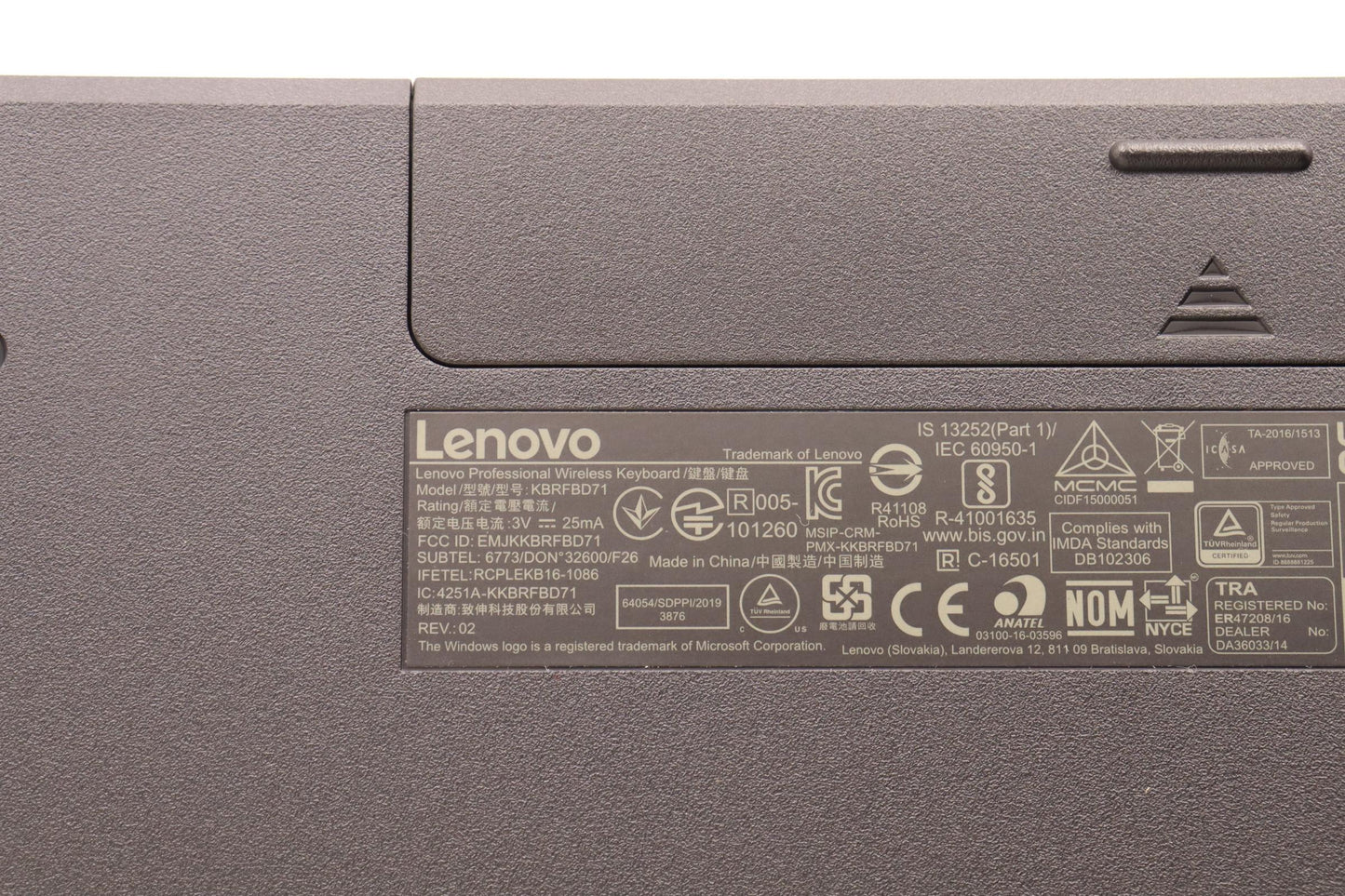 Lenovo Dt_Kyb Professional Kb Ukraine - 5D51D64826