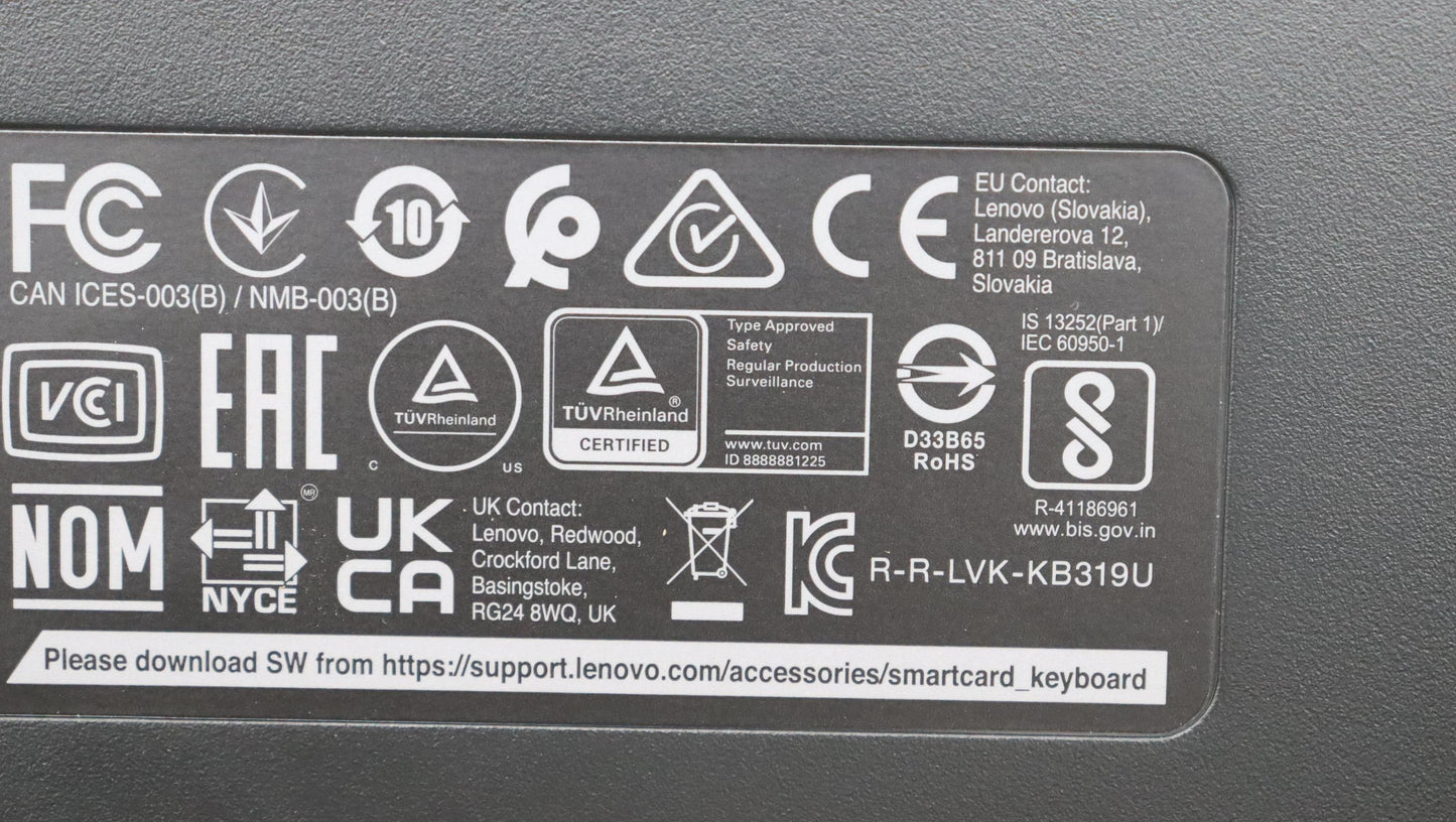 Lenovo Dt_Kyb Smc Kbd-Norwegian - 5D51H38238