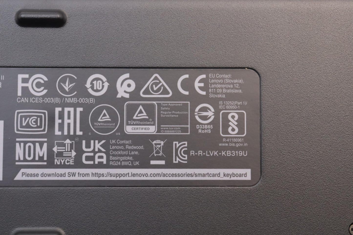 Lenovo Dt_Kyb Smc Kbd-Spanish - 5D51H38241