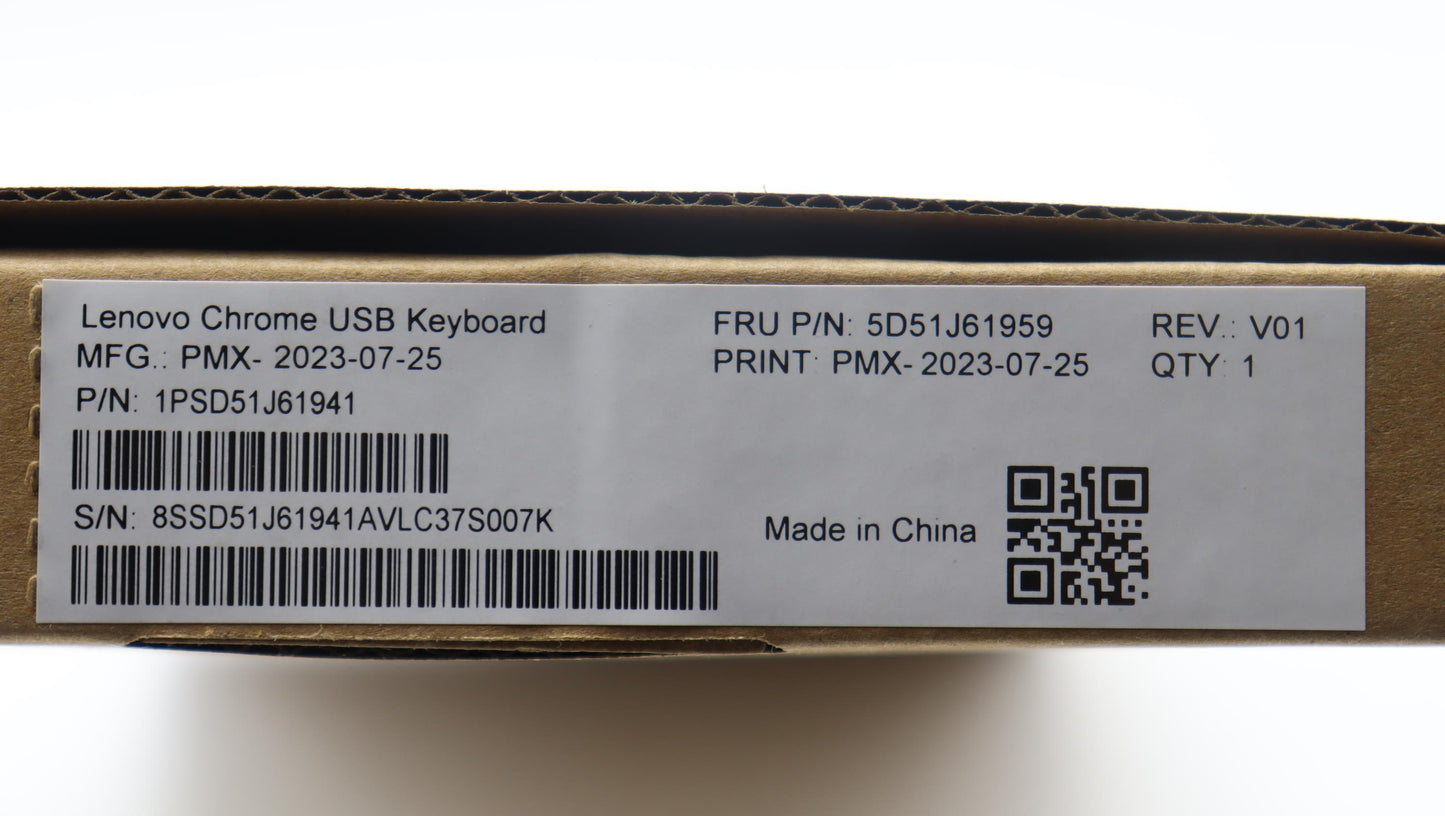 Lenovo Dtkyb Primax Chrome Usb Kbblac - 5D51J61959