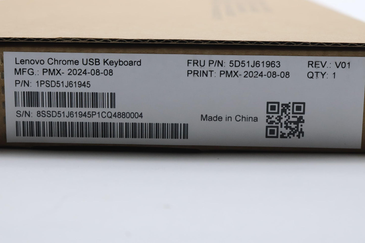 Lenovo Dtkyb Primax Chrome Usb Kbblac - 5D51J61963