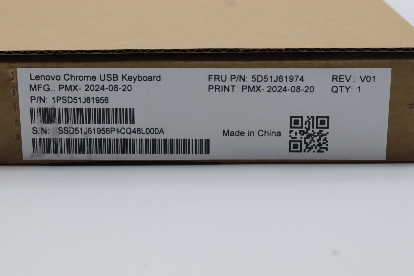 Lenovo Dtkyb Primax Chrome Usb Kbblac - 5D51J61974