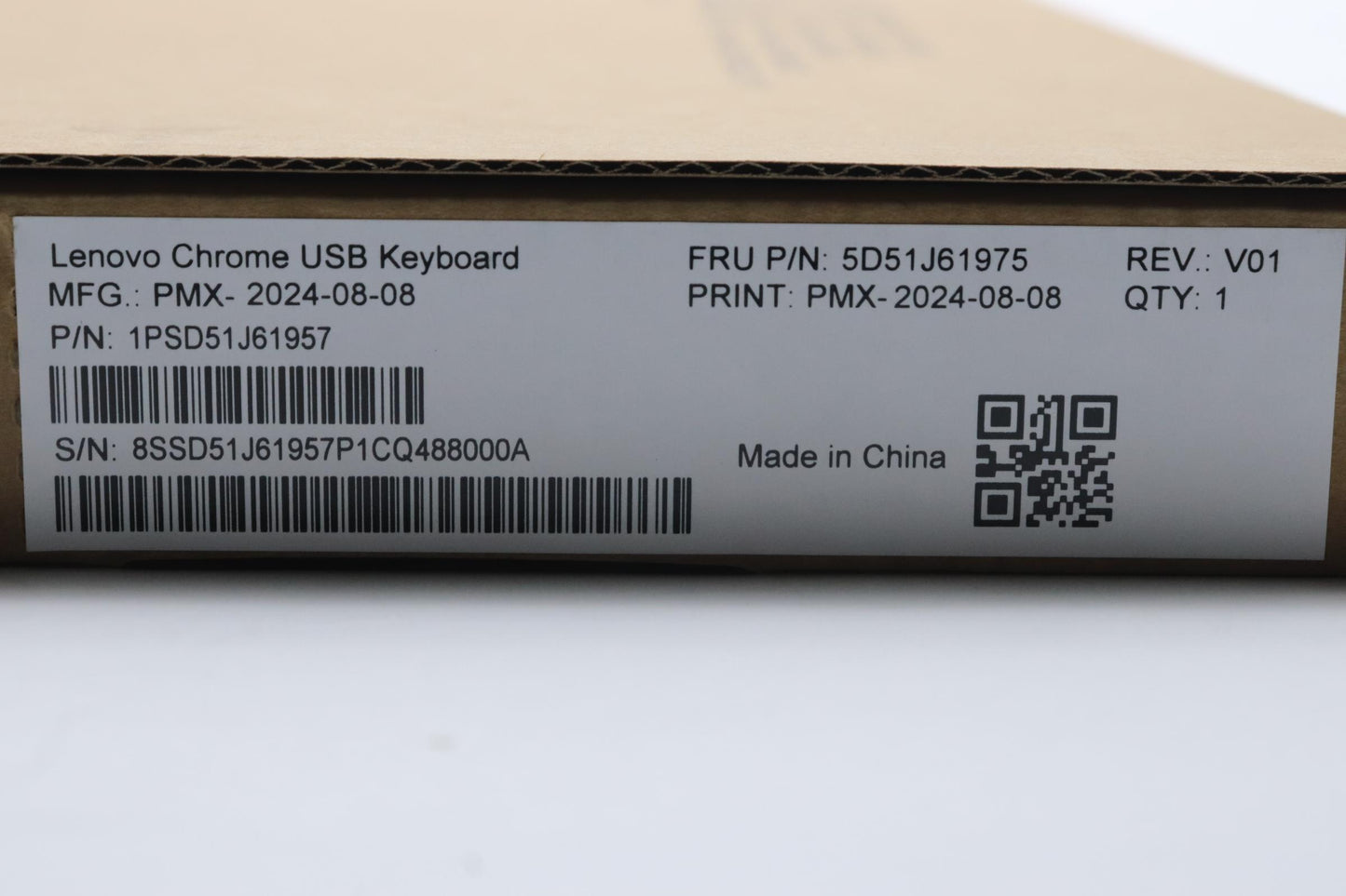 Lenovo Dtkyb Primax Chrome Usb Kbblac - 5D51J61975