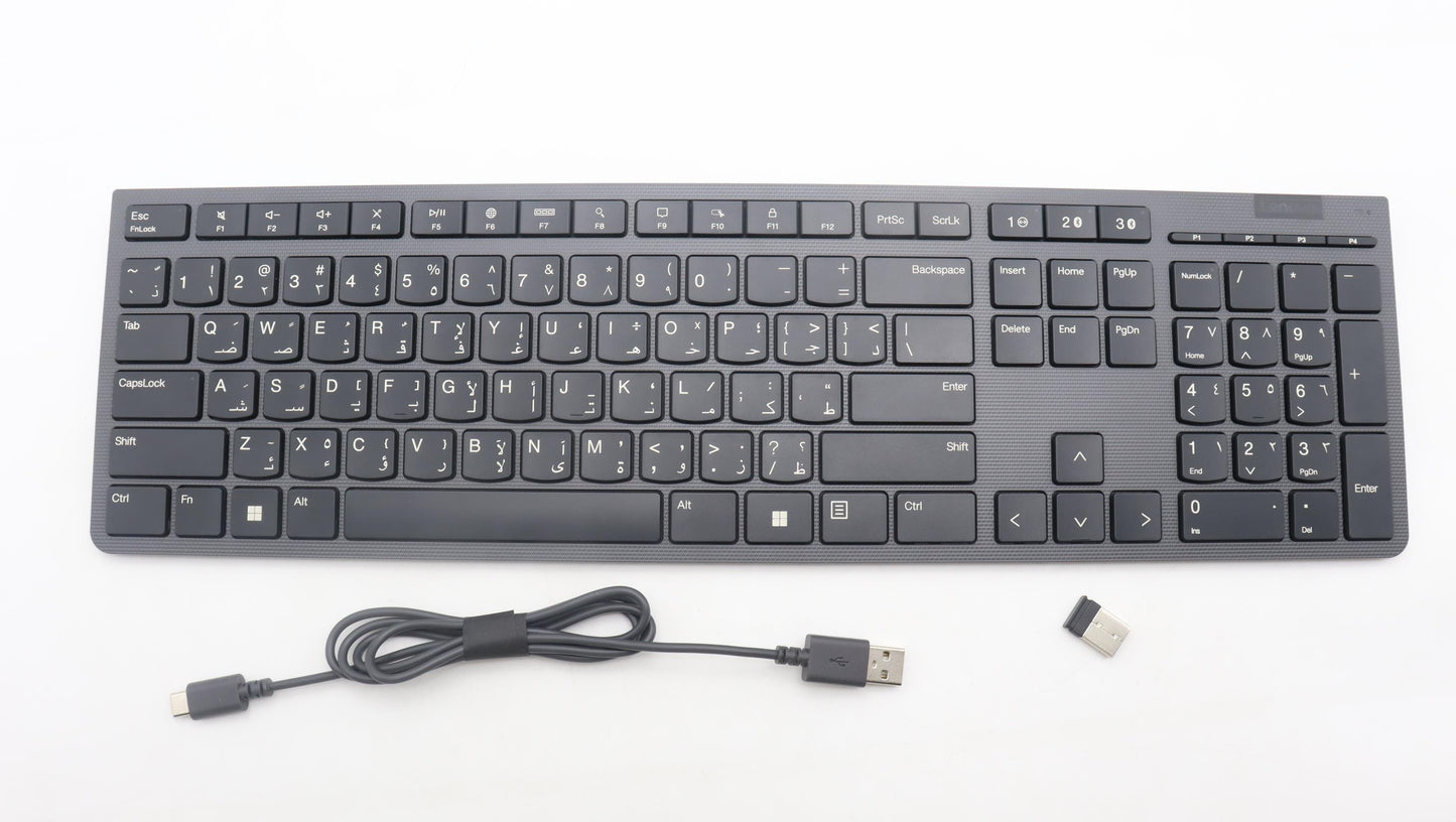Lenovo Dt_Kyb Slim Kb Ii-Arabic (New) - 5D51K04627