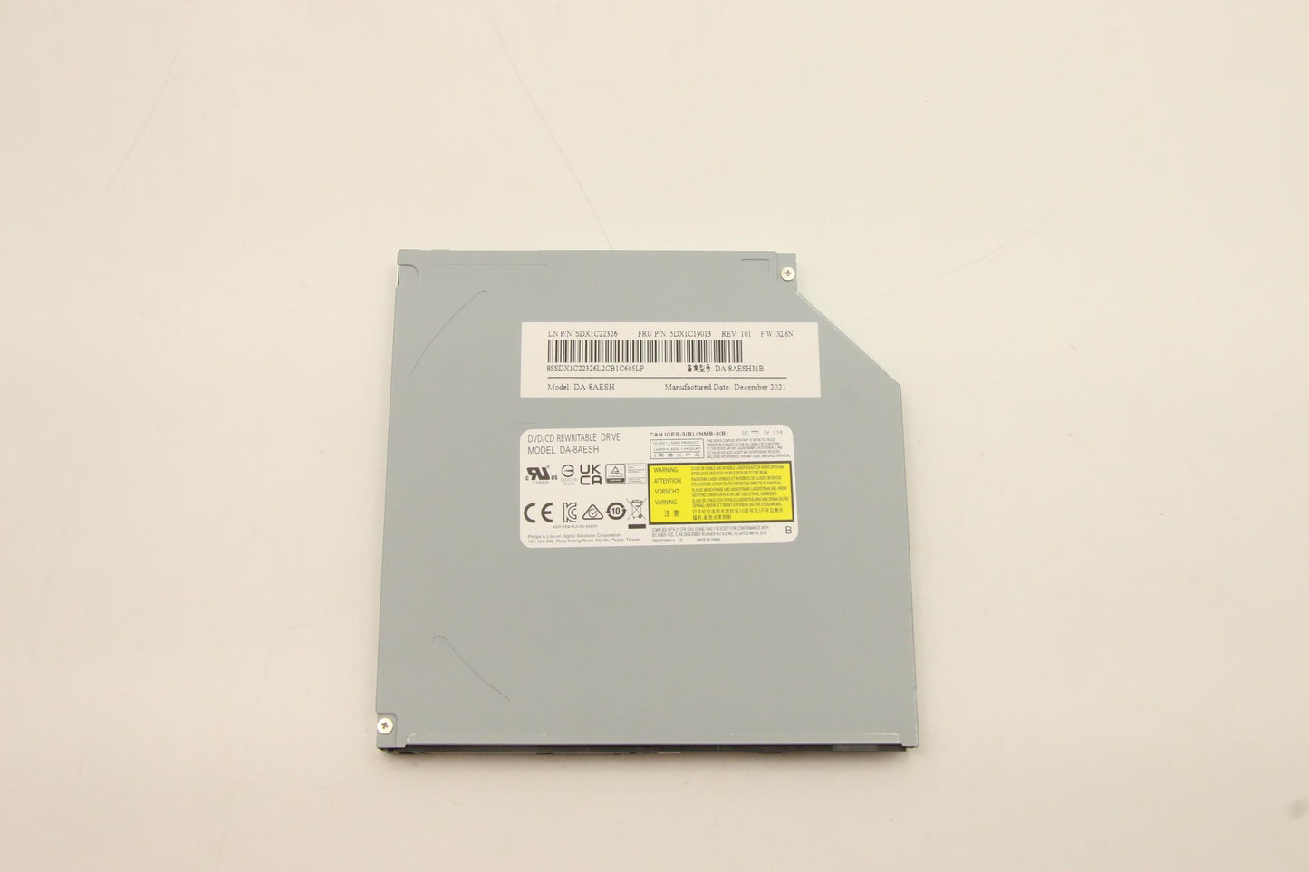Lenovo Opt_Drive Pl Da-8Aesh 9.0 Dvdw - 5DX1C19013