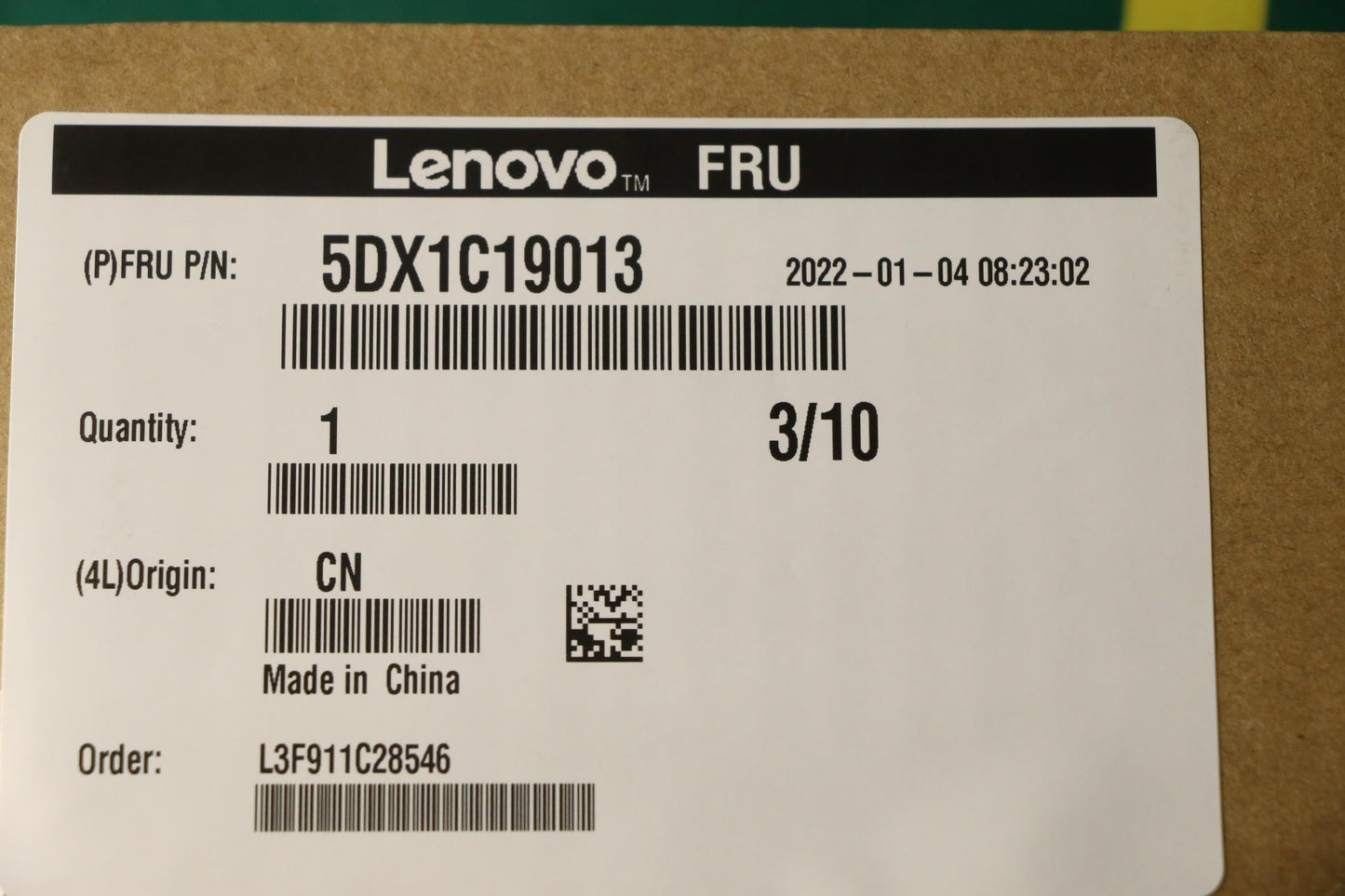 Lenovo Opt_Drive Pl Da-8Aesh 9.0 Dvdw - 5DX1C19013