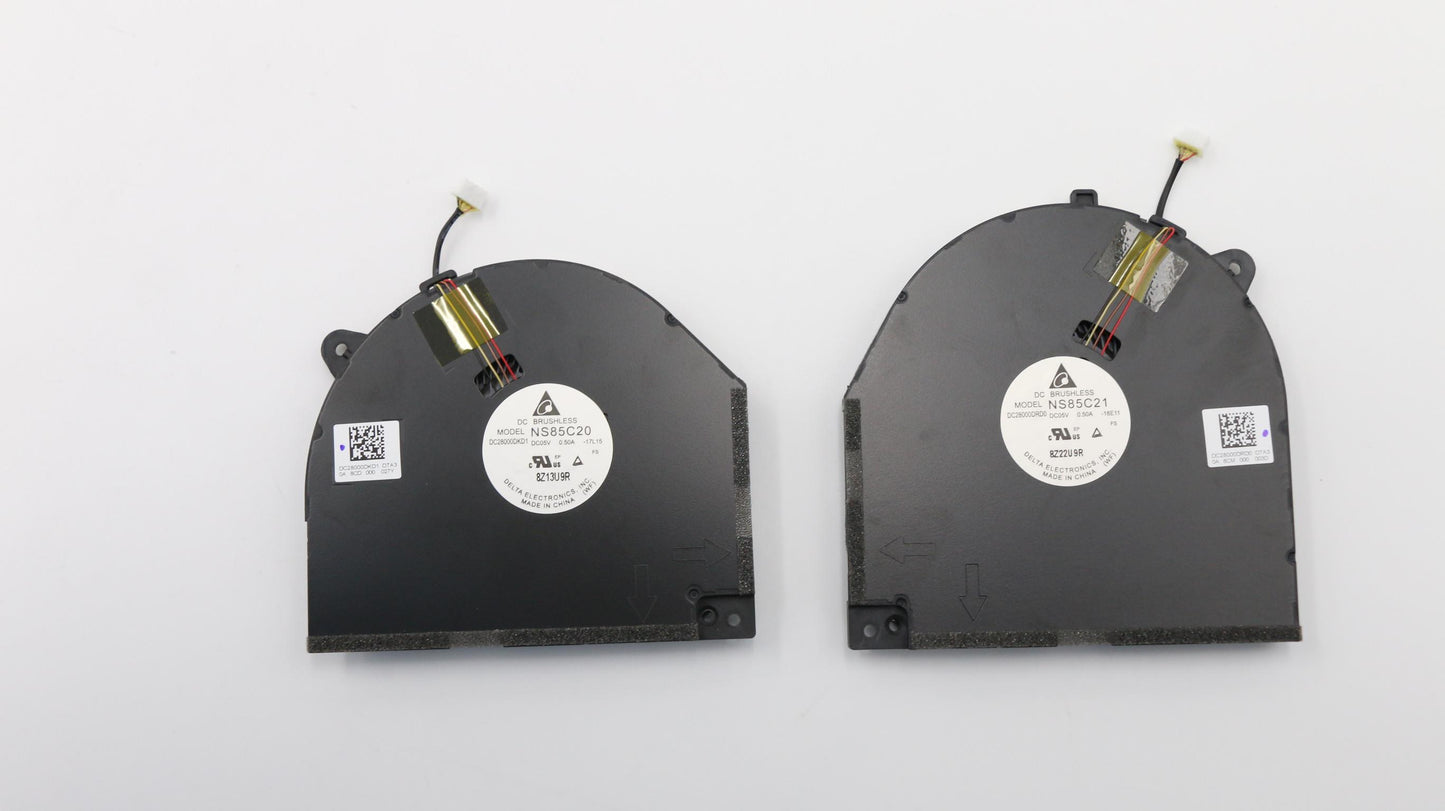 Lenovo (5F10R40214) Fan Set for Lenovo 81FV, Left and Right