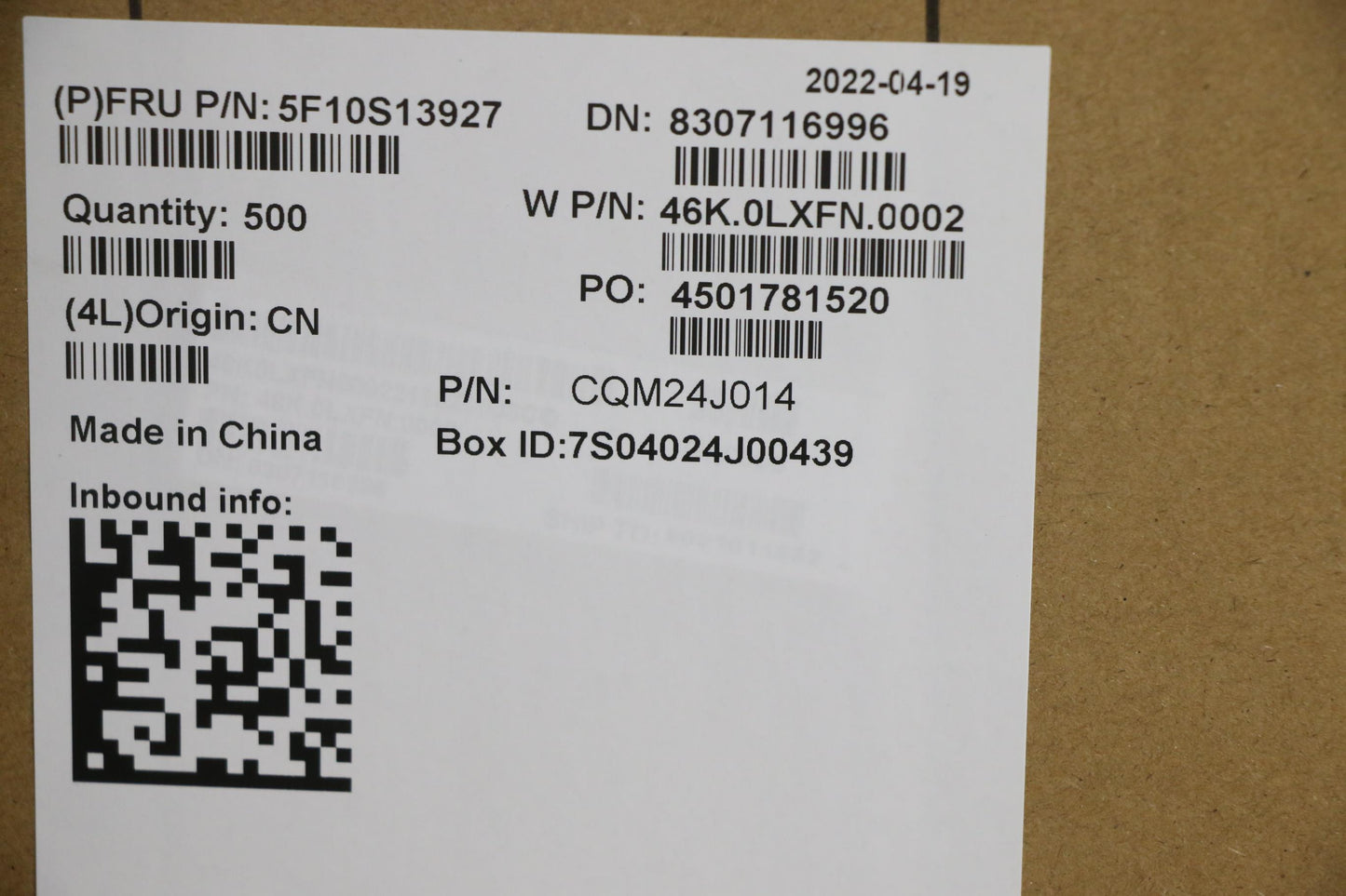 Lenovo System Fan 82E3 - 5F10S13927