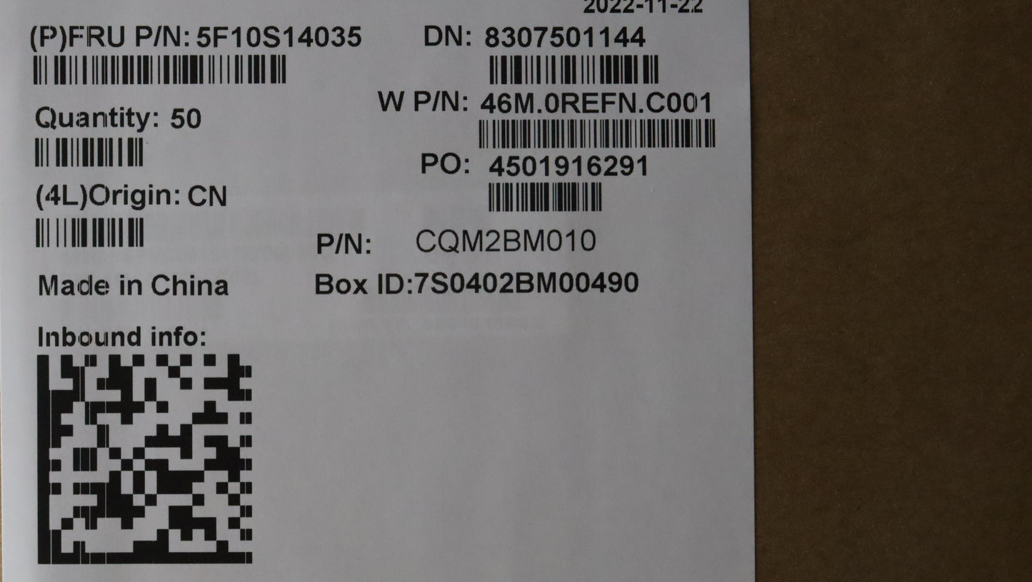 Lenovo System Fan - 5F10S14035