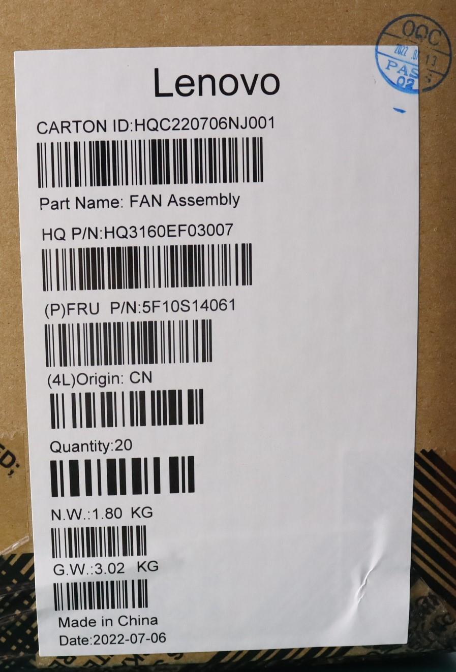 Lenovo Fan System Fan H 21El Lr - 5F10S14061