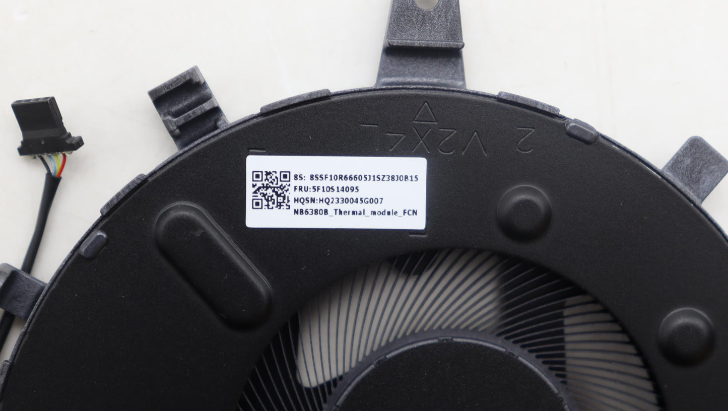 Lenovo Laptop System Cooling Fan Model H 82Yn FCN - 5F10S14095