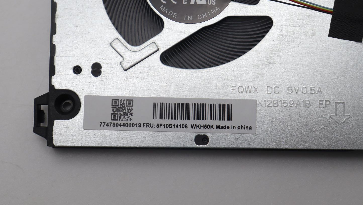 Lenovo Fan Fan C 82Xd Fcn H45 - 5F10S14106