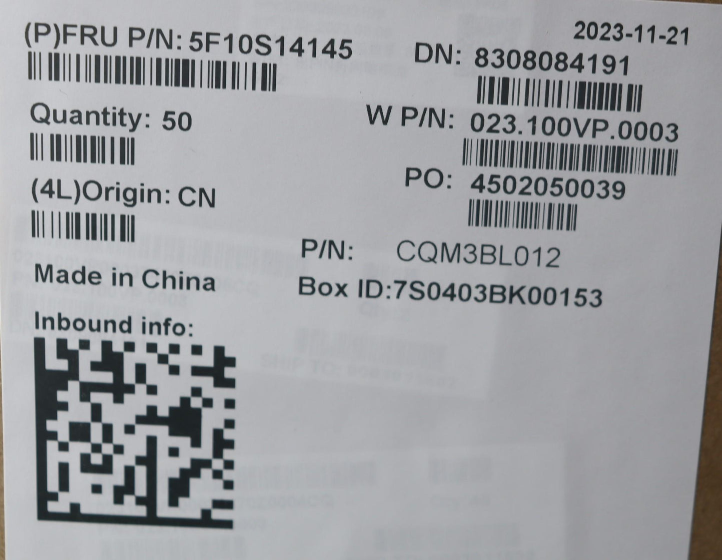 Lenovo Fan System Fan W 21Kh Pe - 5F10S14145