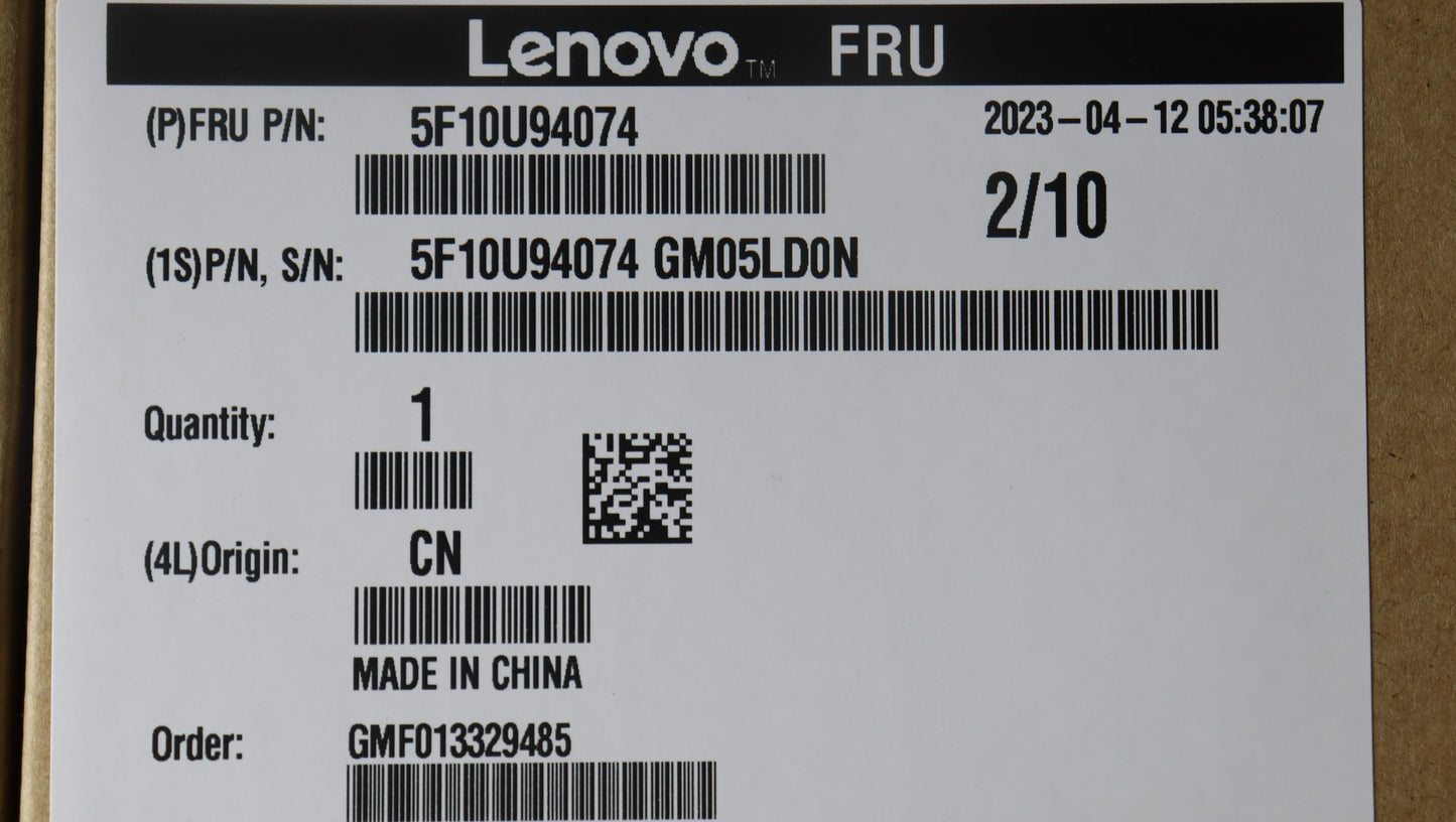Lenovo Fan Rear System Fan - 5F10U94074