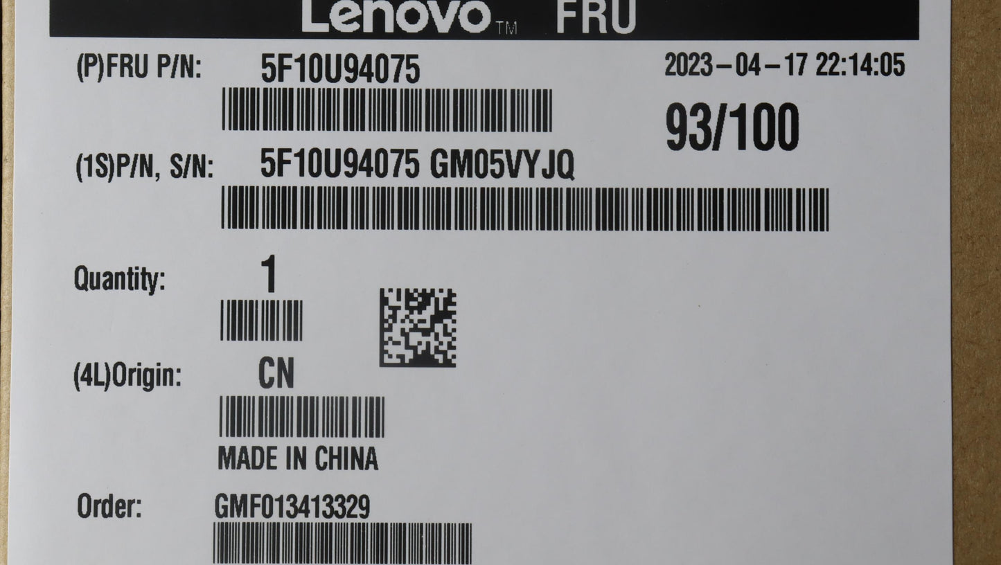 Lenovo Fan Front System Fan - 5F10U94075