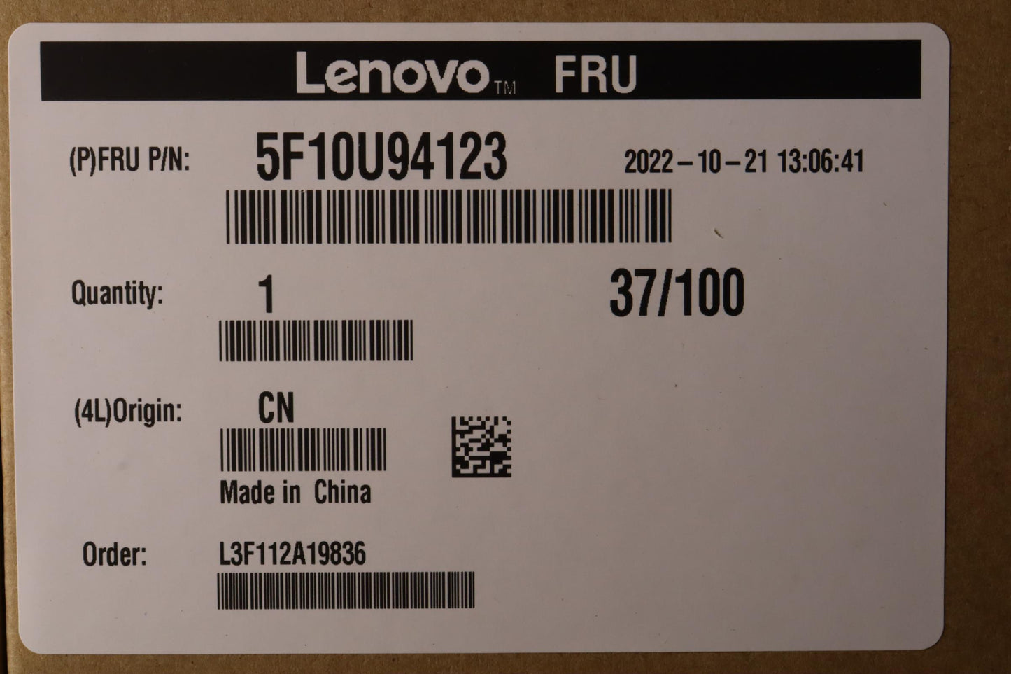 Lenovo Fan Fru Front Fan W Short Hous - 5F10U94123