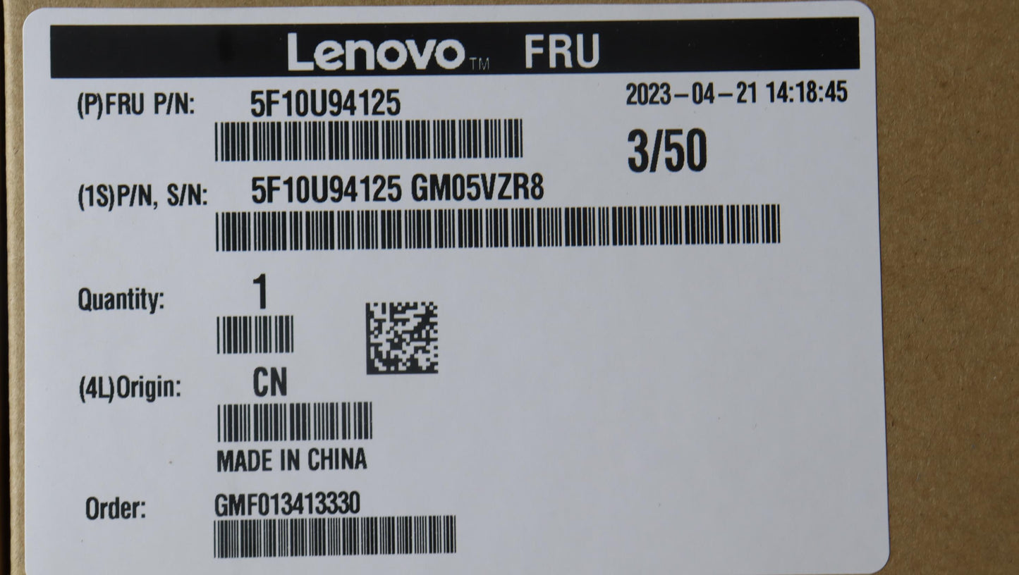 Lenovo Fan Dt 8025 Photocatalyst Sys - 5F10U94125