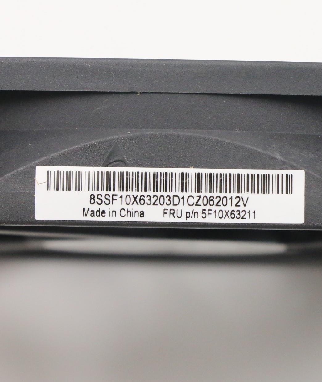 Lenovo Fan; Thermal Assemblies, Separ - 5F10X63211