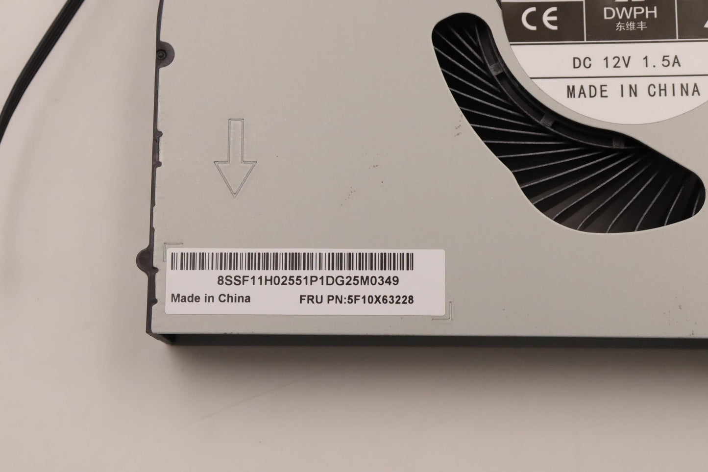 Lenovo Heatsink 12019 12V For Yoga202 - 5F10X63228