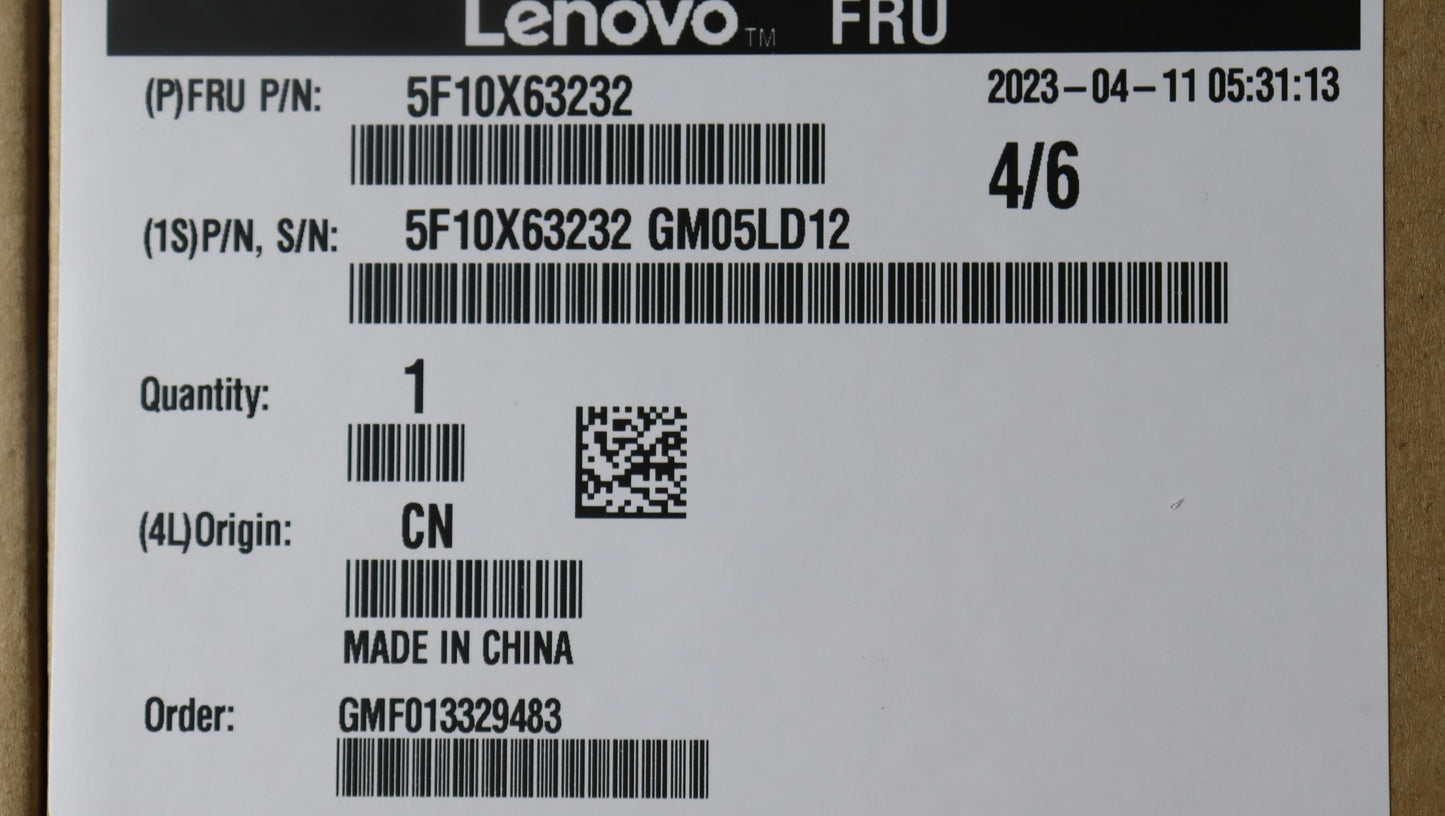 Lenovo Heatsink 12025 Normal Fan 520 - 5F10X63232