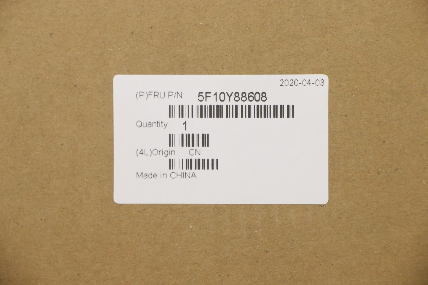Lenovo Fan Dc12V_Dis - 5F10Y88608