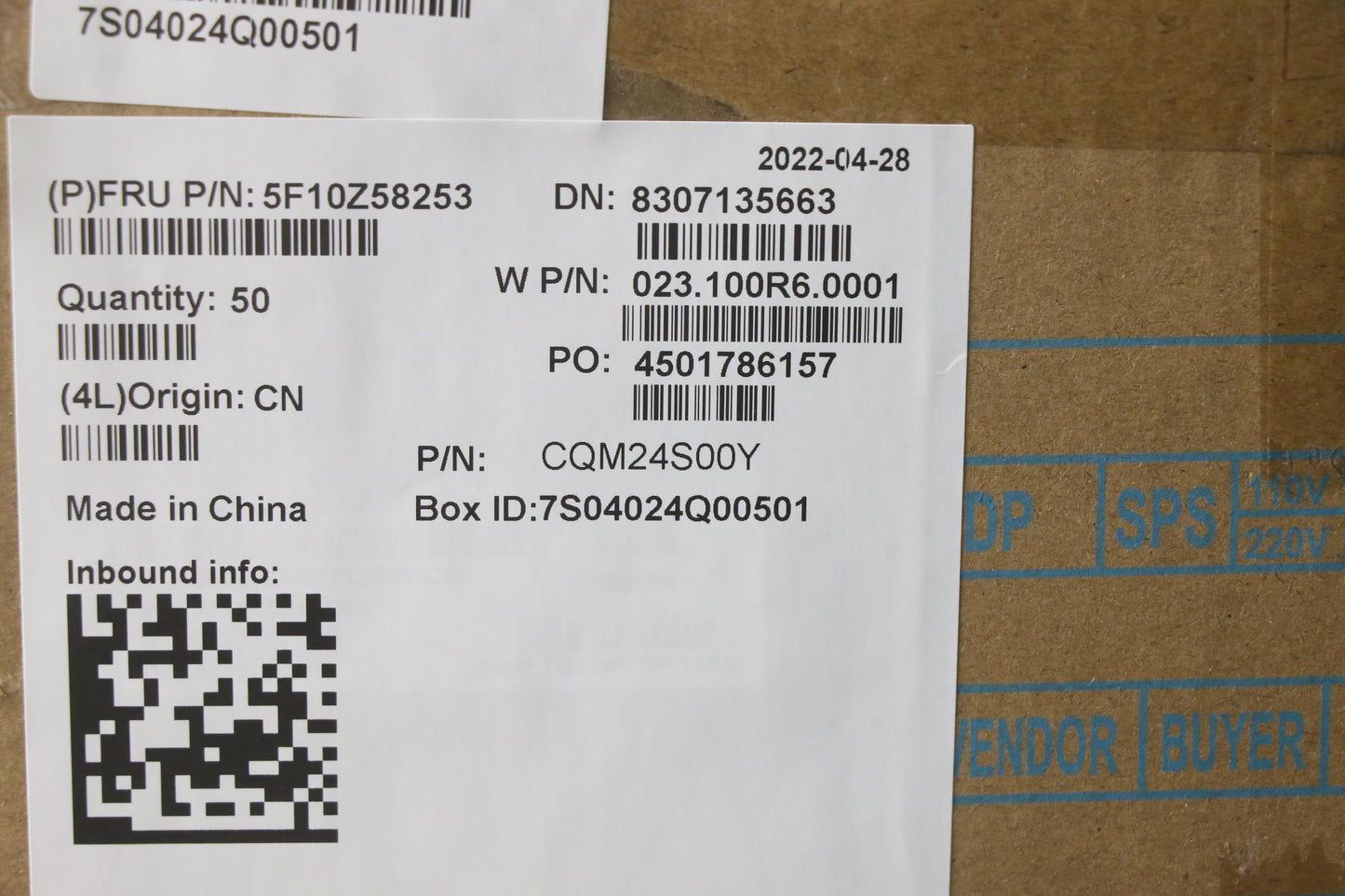 Lenovo Fan Fru Fan_13W_Amd_75X73.5X4. - 5F10Z58253