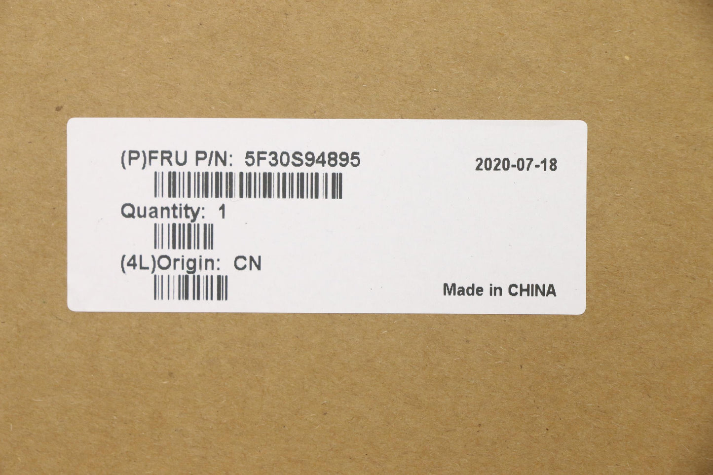 Lenovo Cards Misc Internal; Usb, Audi - 5F30S94895