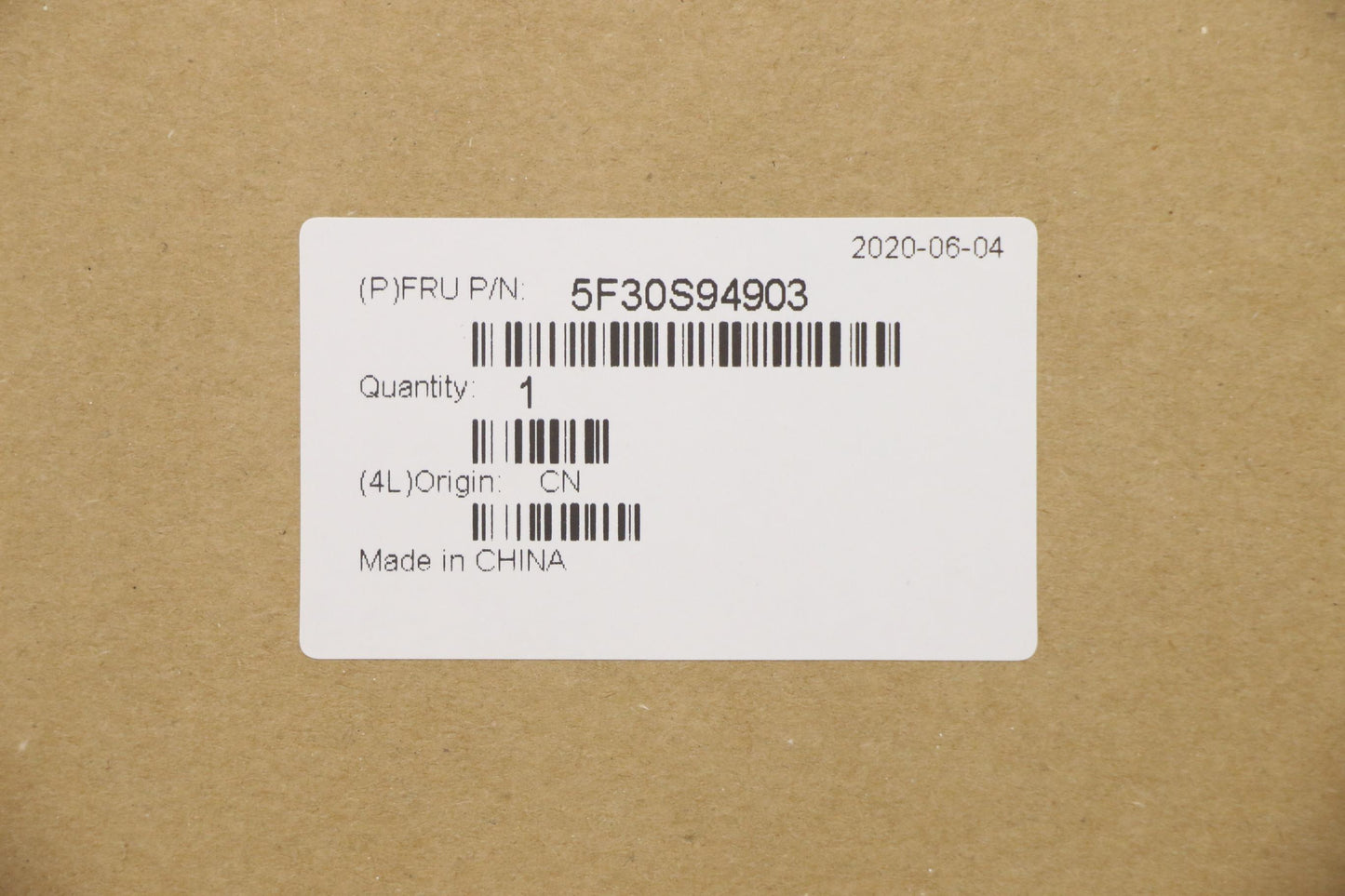 Lenovo Cards Misc Internal; Usb, Audi - 5F30S94903