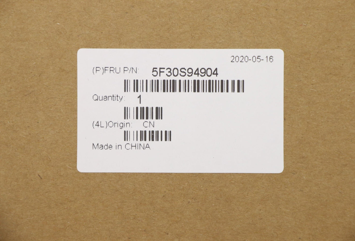Lenovo Cards Misc Internal; Usb, Audi - 5F30S94904