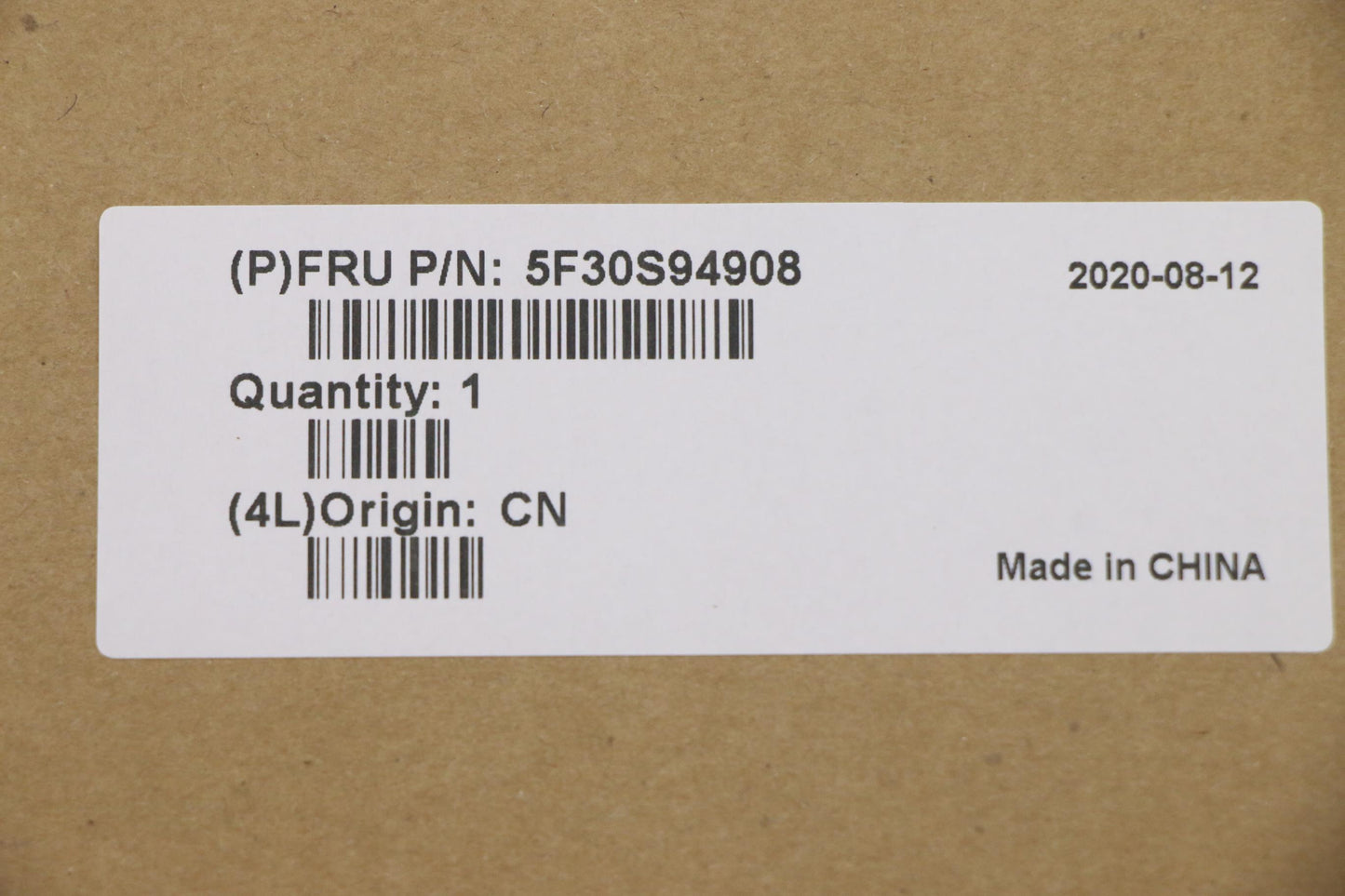 Lenovo Cards Misc Internal; Usb, Audi - 5F30S94908