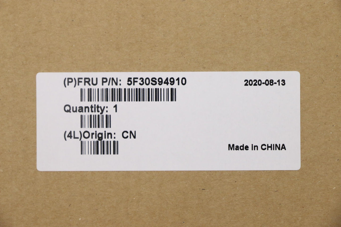 Lenovo Cards Misc Internal; Usb, Audi - 5F30S94910