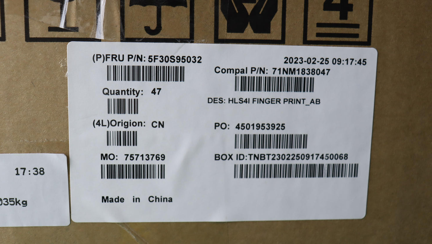 Lenovo Finger_Prt Fp C 82Xd Ab - 5F30S95032