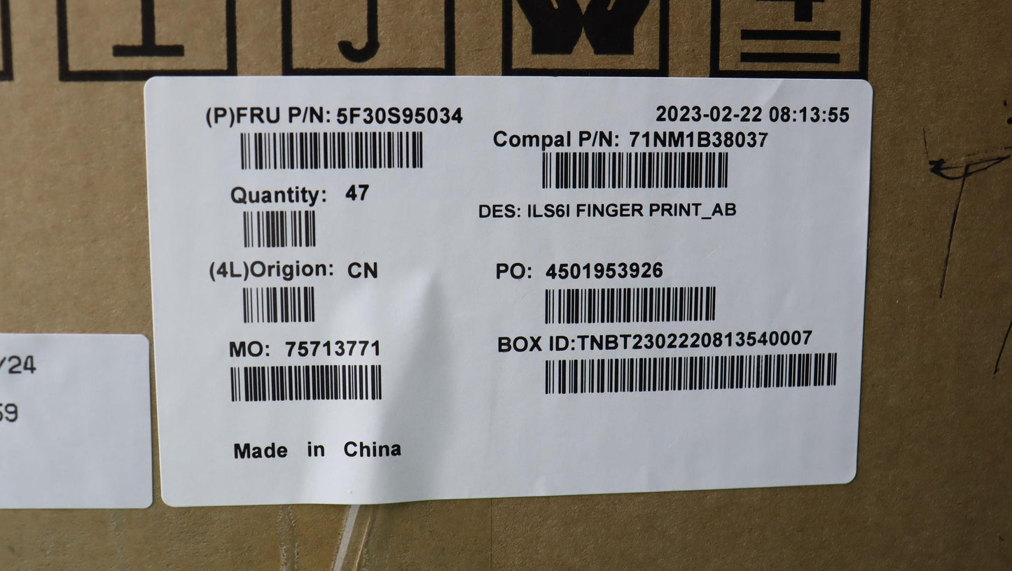 Lenovo Finger_Prt Fp C 82Xf Ab - 5F30S95034