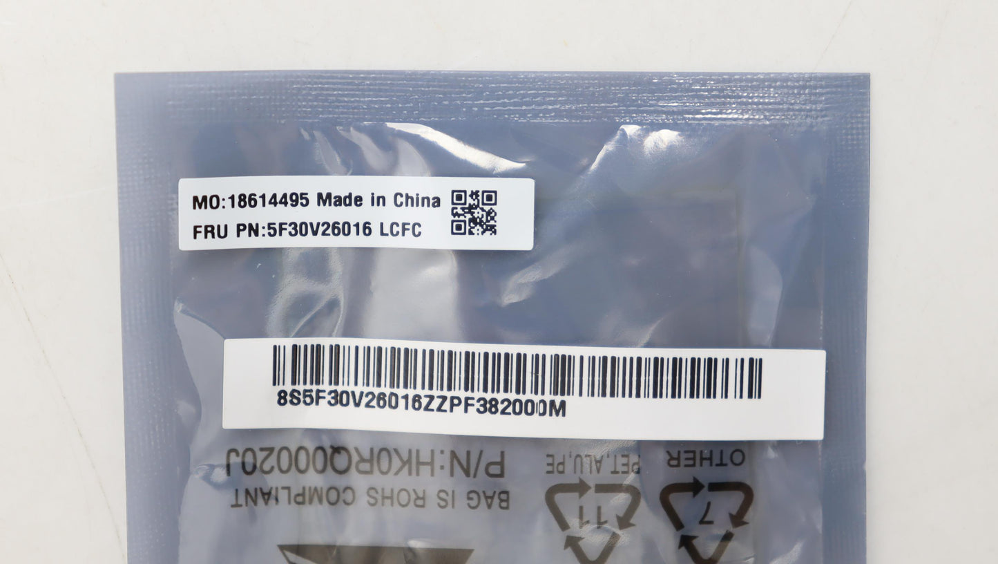 Lenovo Fingerprint Reader Module, Black, Synaptics-OMS - 5F30V26016