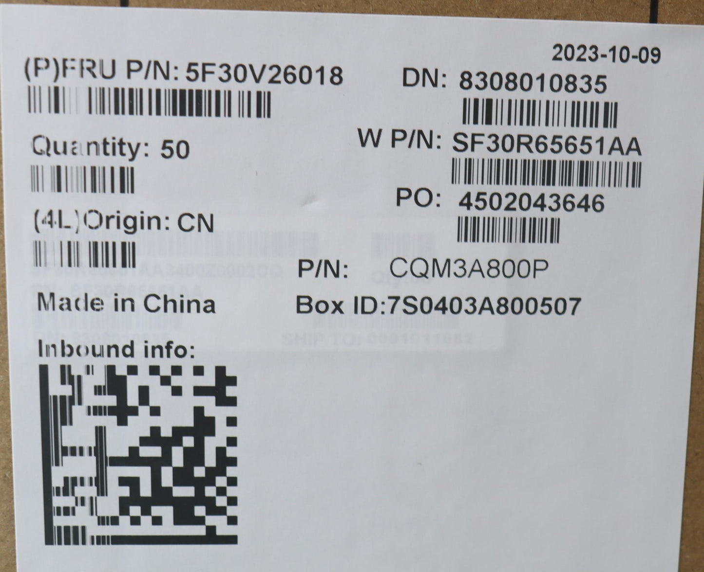 Lenovo Fingerprt Fru Fpr Moc Bk R Fop - 5F30V26018