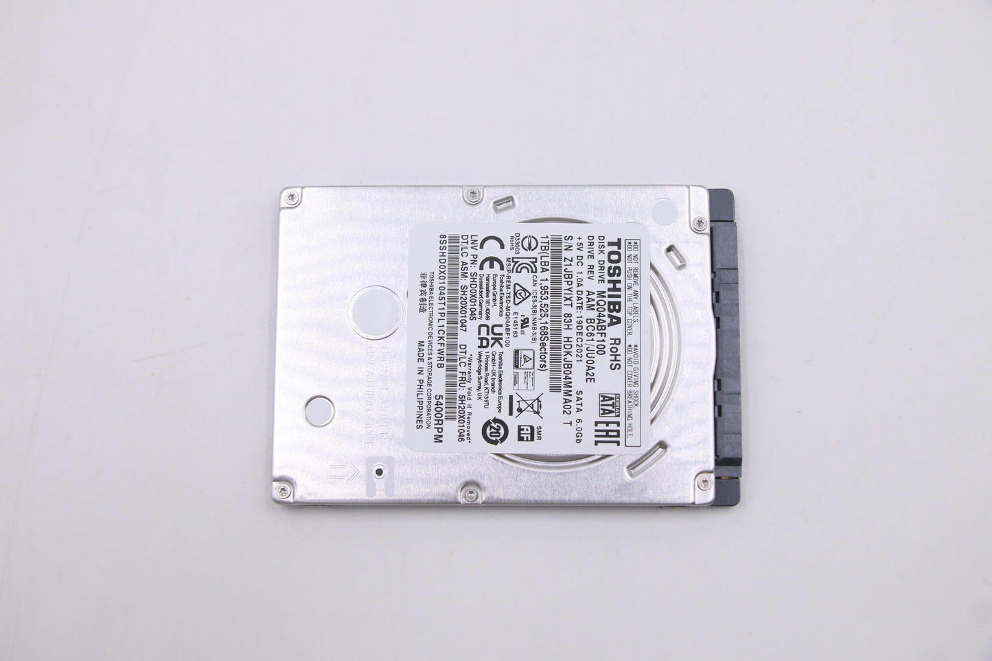 Lenovo Tsb Mq04 1T Hdd - 5H20X01046