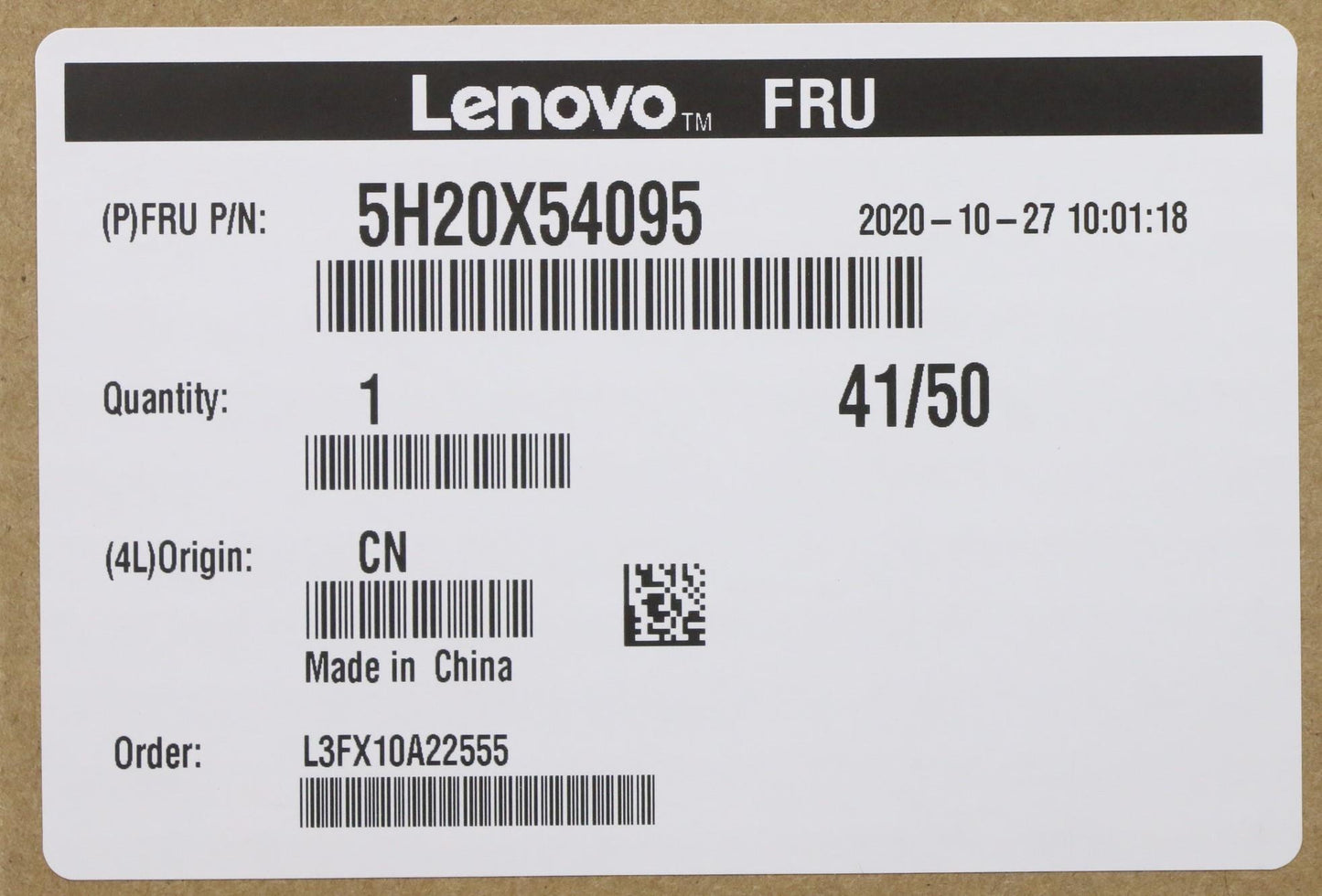 Lenovo Fru Cs-15Lc Asm St Rw-R - 5H20X54095