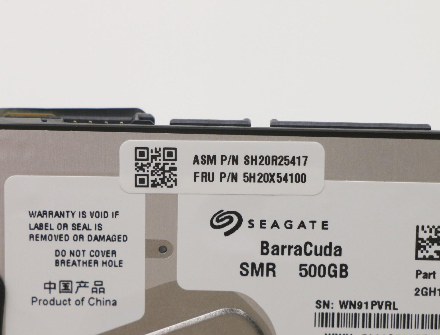 Lenovo Seagate HDD Assembly, 500GB, 7,200 RPM, 7mm, 2.5" - 5H20X54100