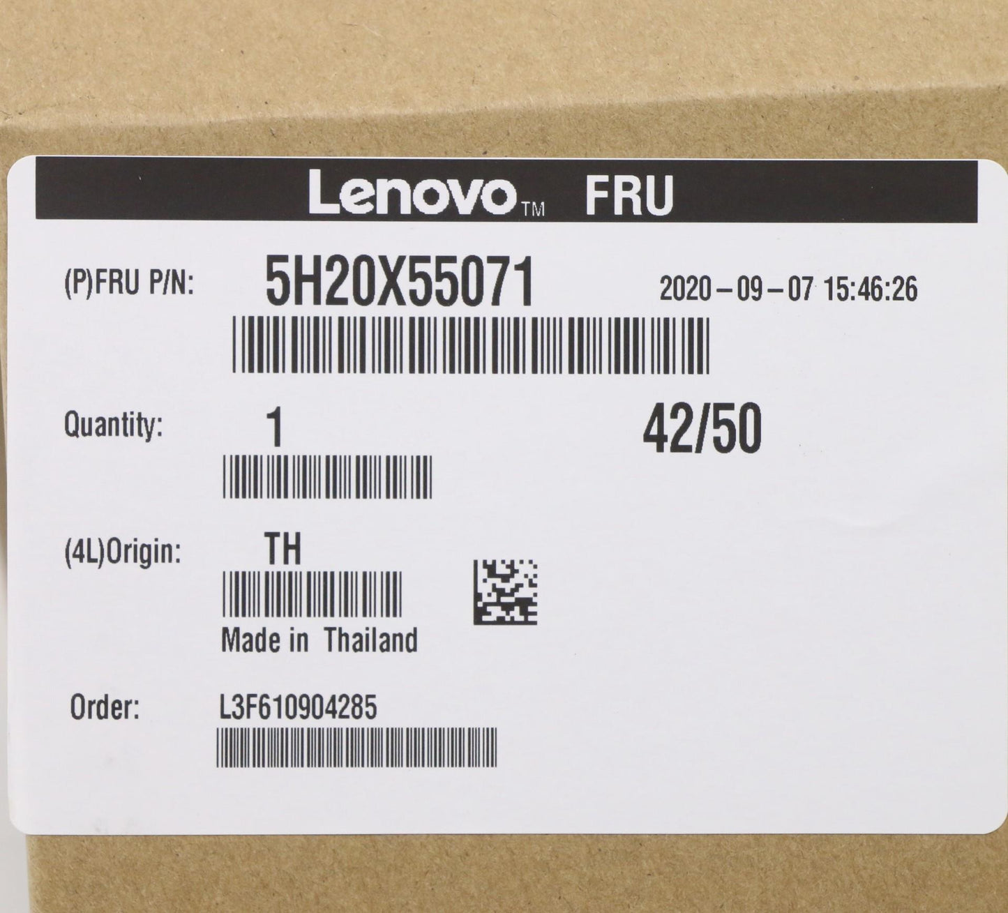 Lenovo 500GB HDD, 2.5", 7mm, 7200 RPM, SATA, Standard, WD - 5H20X55071