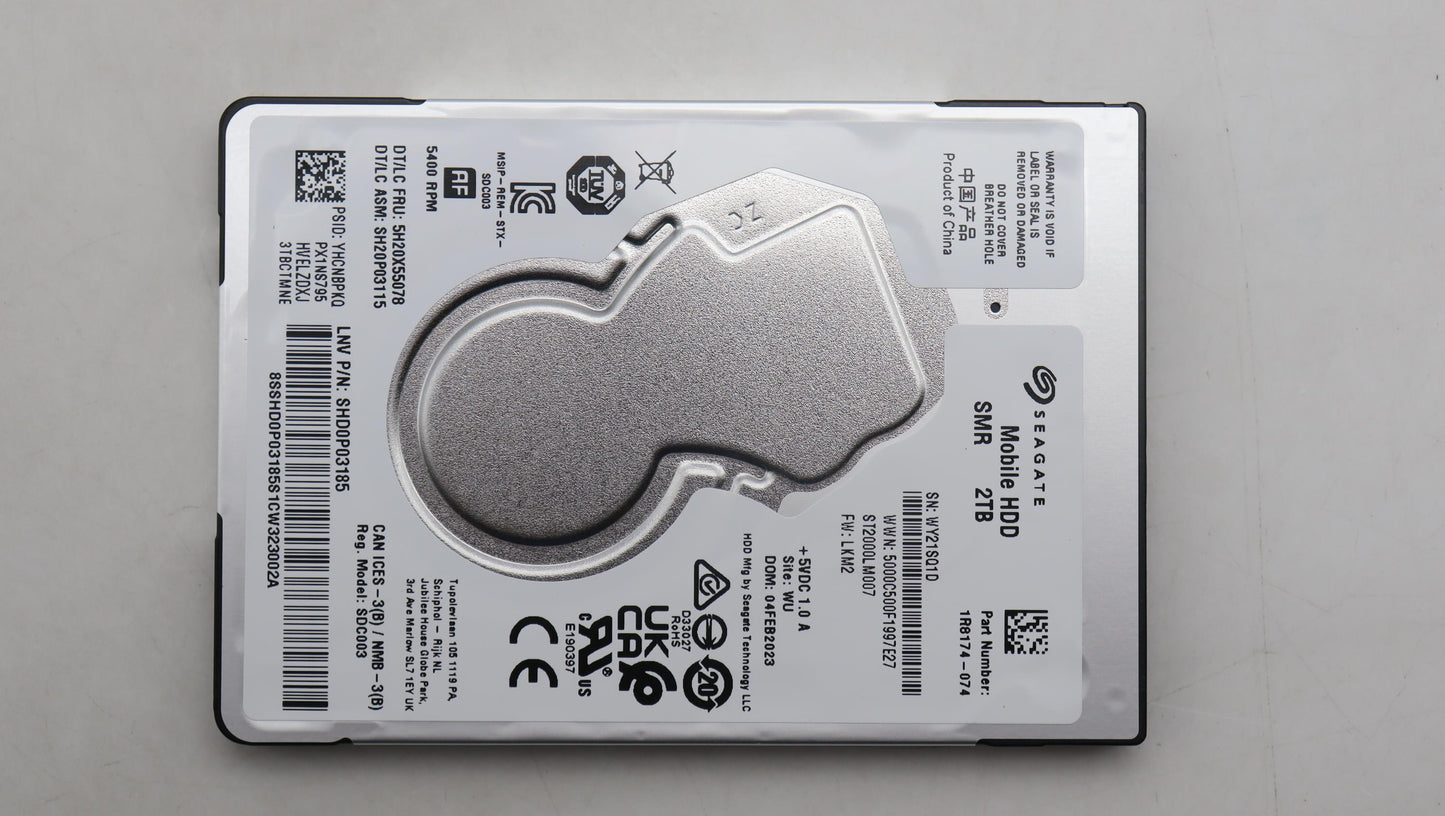 Lenovo Hdd_Asm Hdd 2Tb 5400Rpm 7Mm St - 5H20X55078