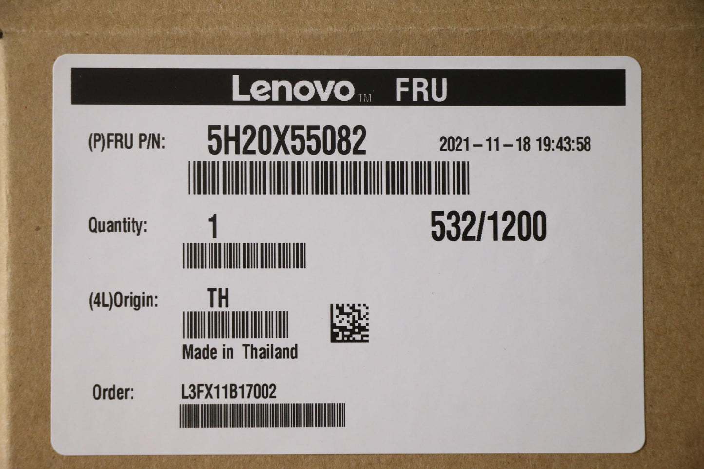 Lenovo Hdd_Asm Hdd 1Tb 5400Rpm 7Mm Wd - 5H20X55082